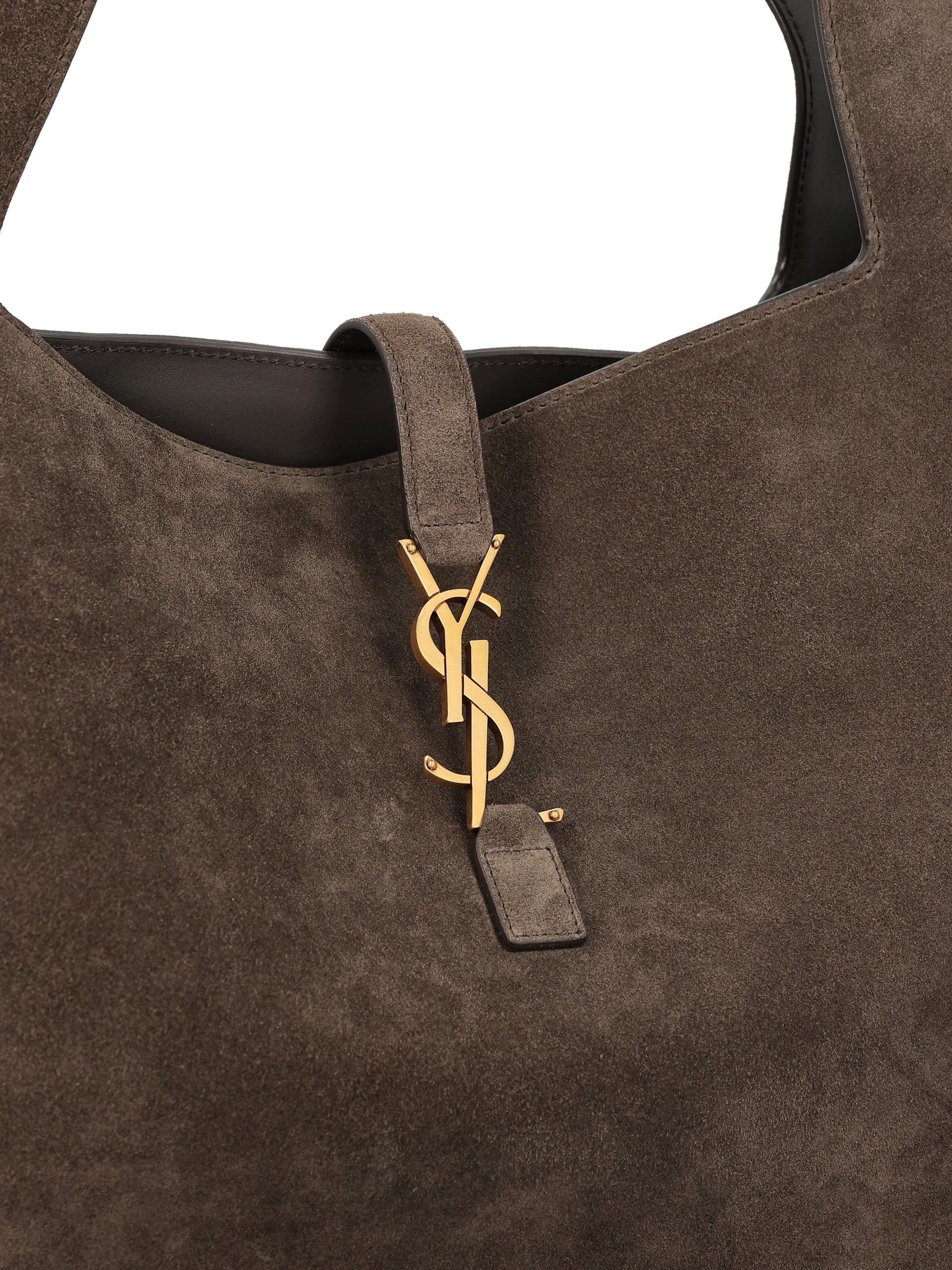 Borsa Le 5 à 7 Bea in Suede Urban Grey 763435 008IW1997 SAINT LAURENT 