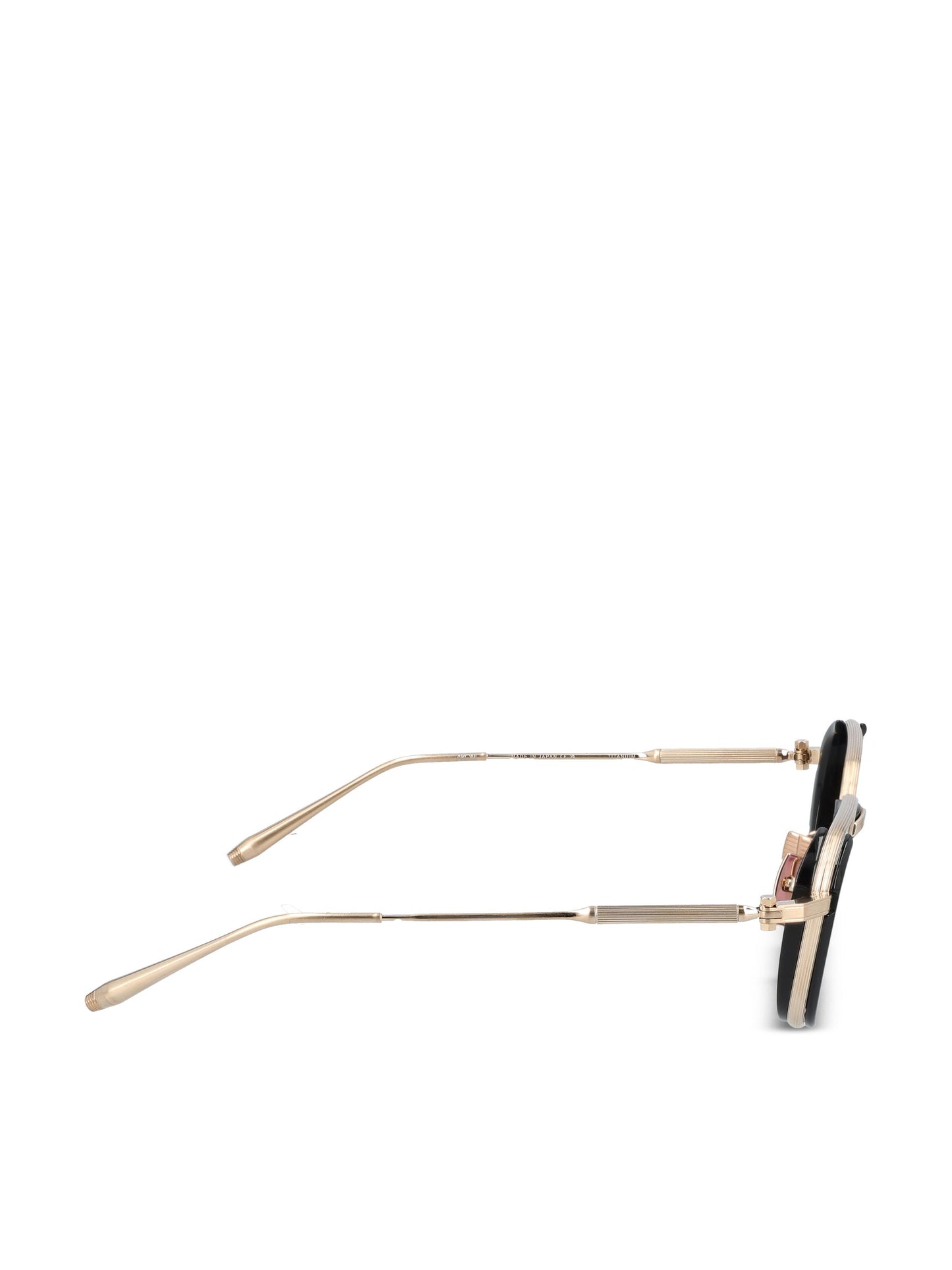 Occhiali da sole in titanio. AKS-513A-49 GLD - BLK AKONI 