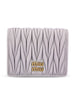 Portafoglio piccolo in nappa matelassé 5MV204 AFPPF0230 MIU MIU 