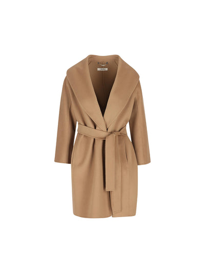 Cappotto a vestaglia in lana double cammello 2529016061600 045 MAX MARA - S 