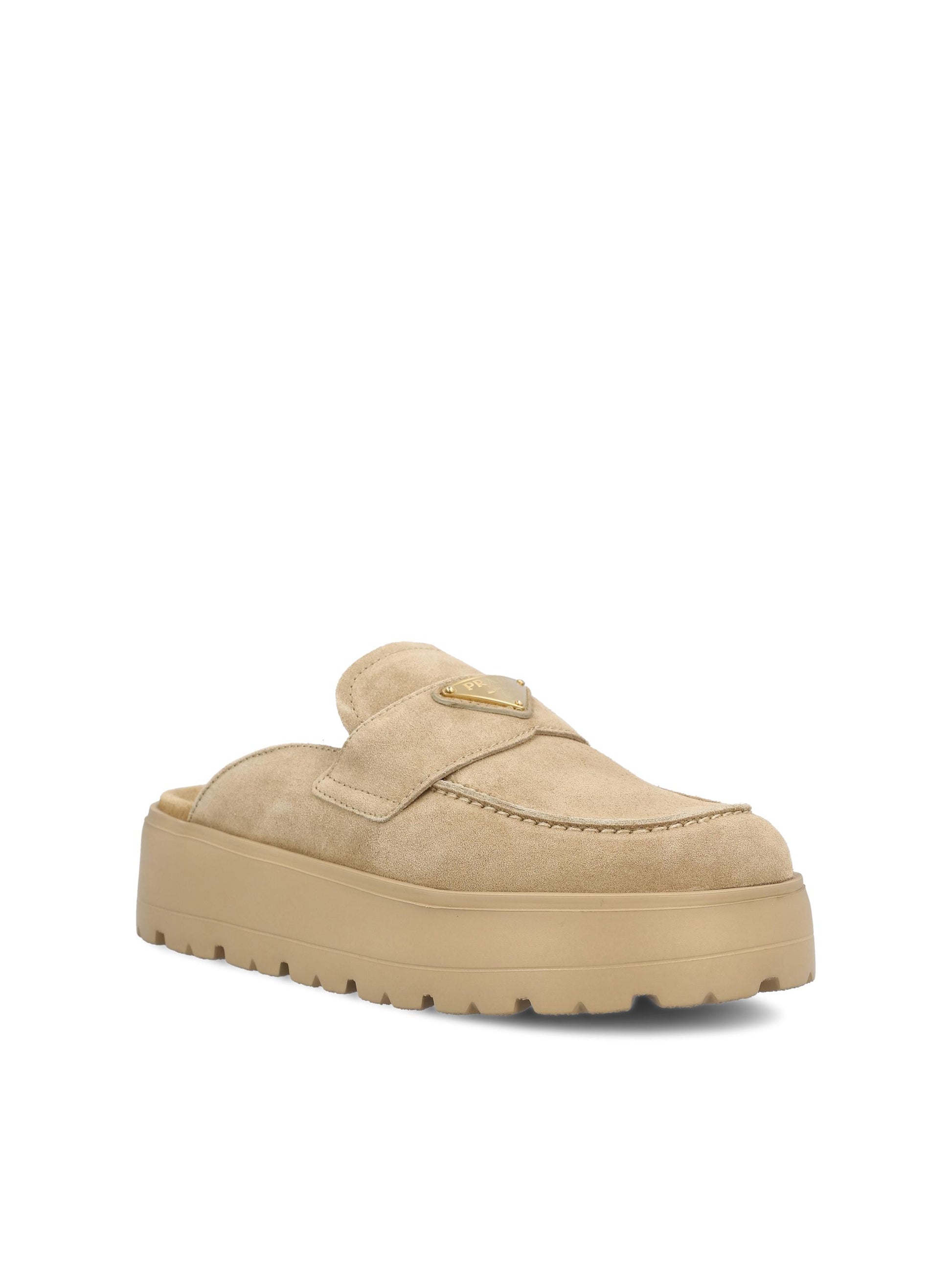 Sabot realizzate in pelle scamosciata. 1XZ778 054F0379 PRADA 