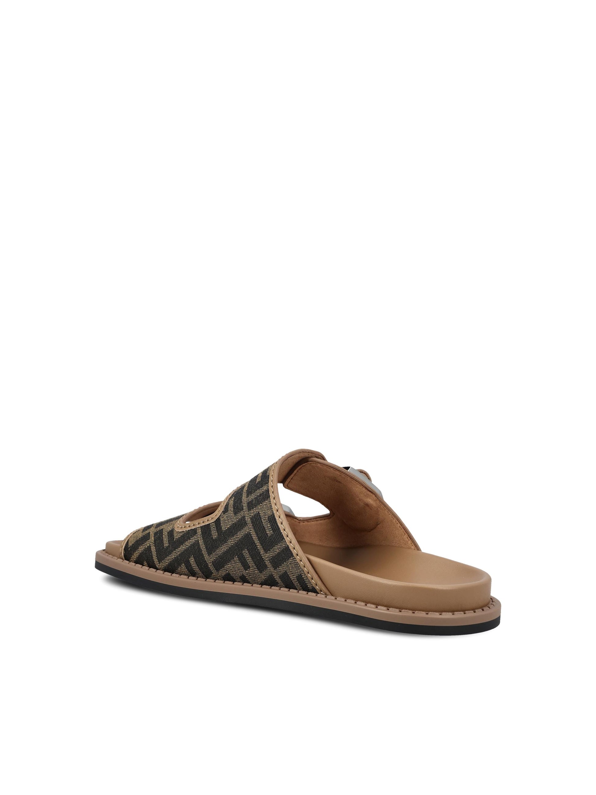 Sandalo realizzato in tessuto e pelle. 7X1604 AJZFF1ICN FENDI 