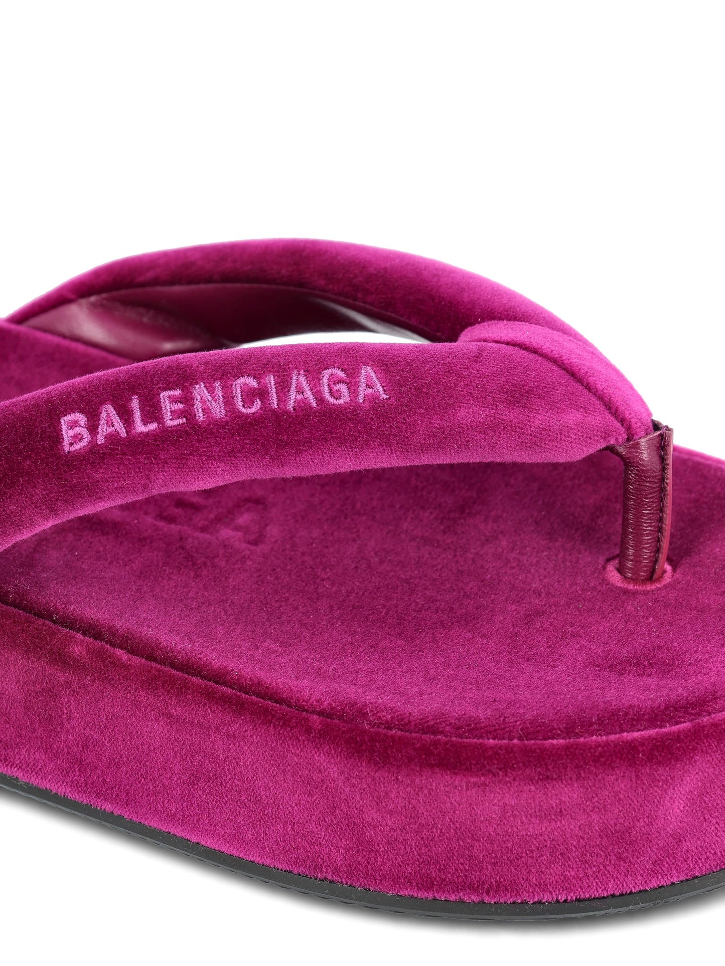 Infradito in viscosa ed elastan. 869749 WCDQ05590 BALENCIAGA 