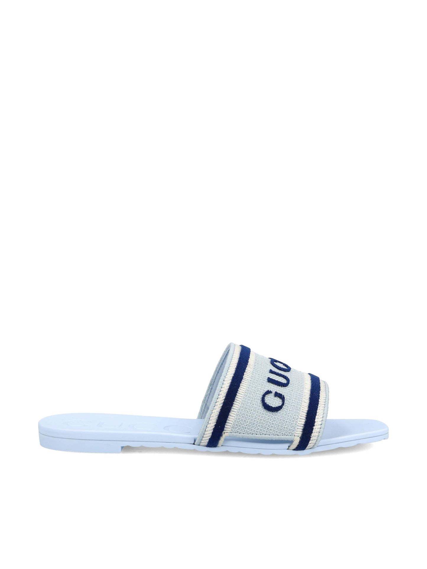 Sandali realizzati in cotone e pelle. 854805 FAFSL4958 GUCCI 