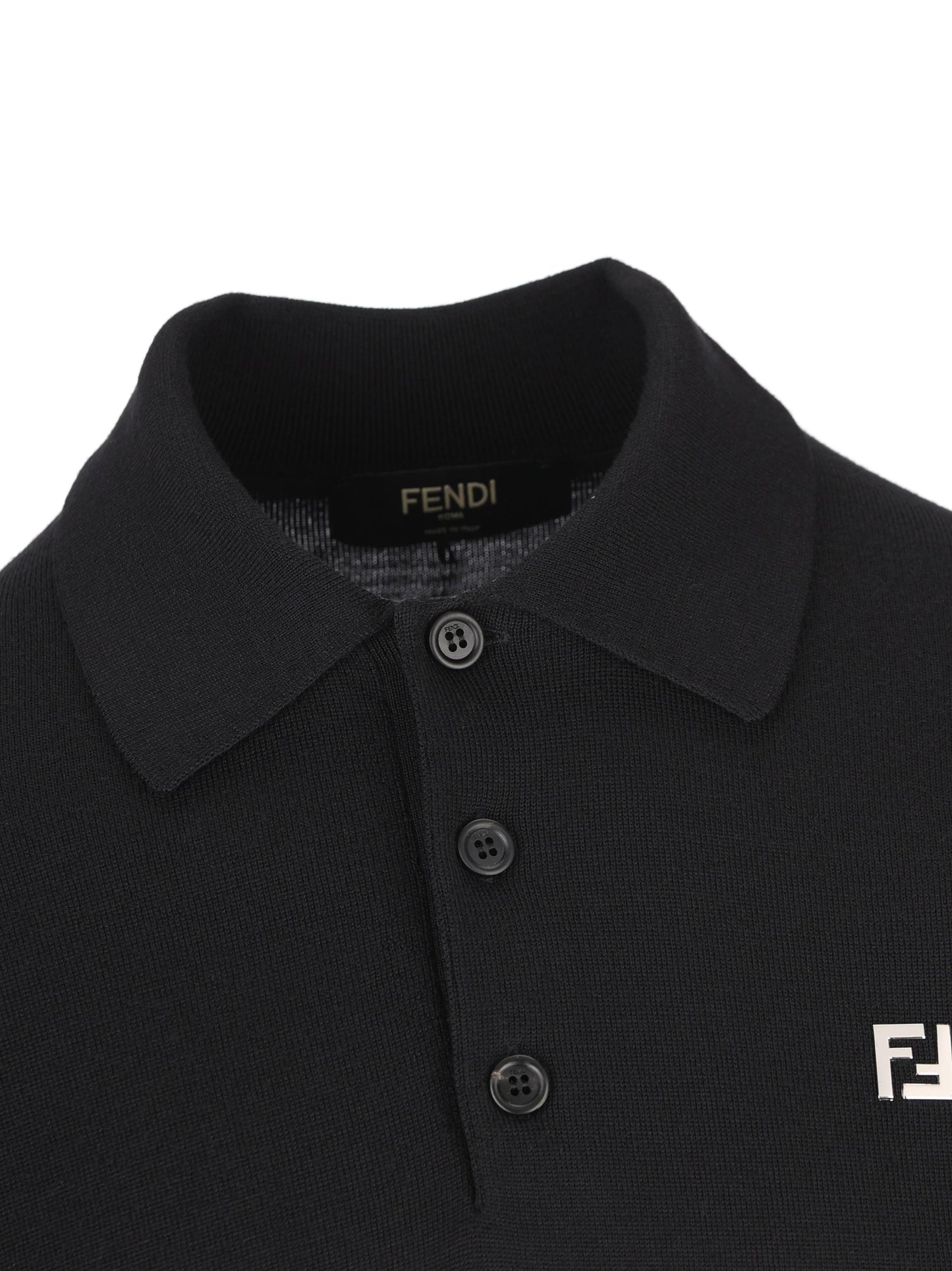 Polo realizzata in lana vergine ed elastan. FZC167 AU84F0QA1 FENDI 