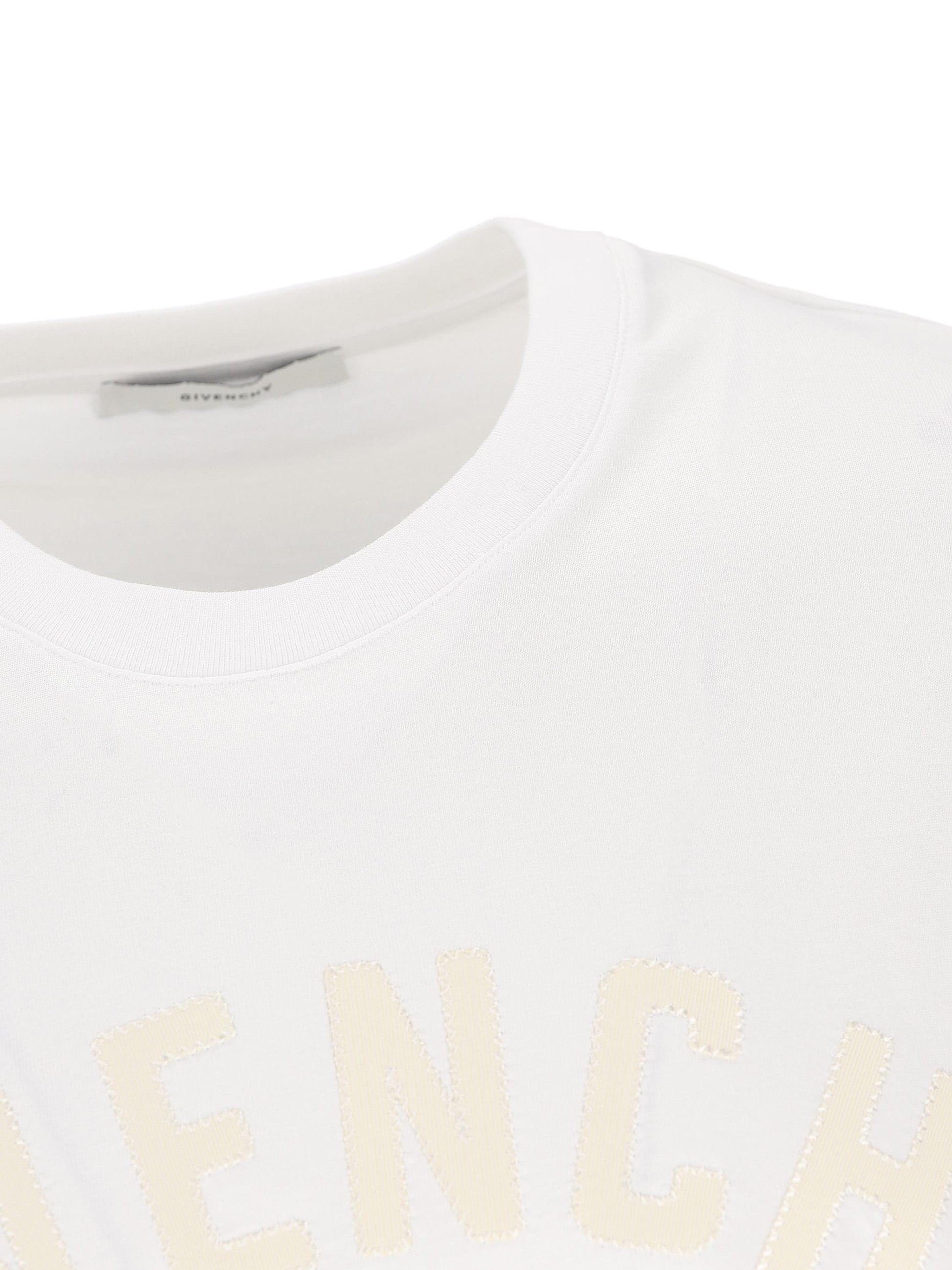T-shirt GIVENCHY Paris in cotone bianco BM71NK3YRS 100 GIVENCHY 