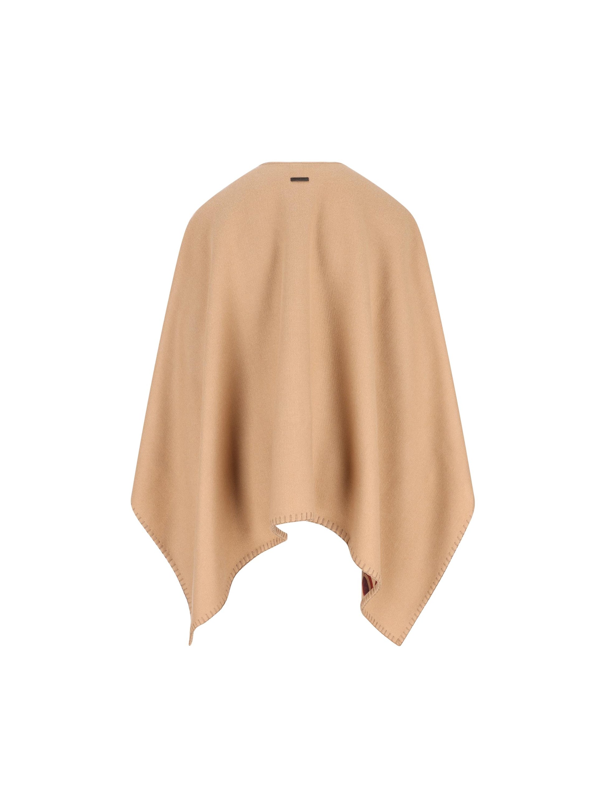 Cappa reversibile realizzata in cashmere e lana. 320963 779395002 SALVATORE FERRAGAMO 