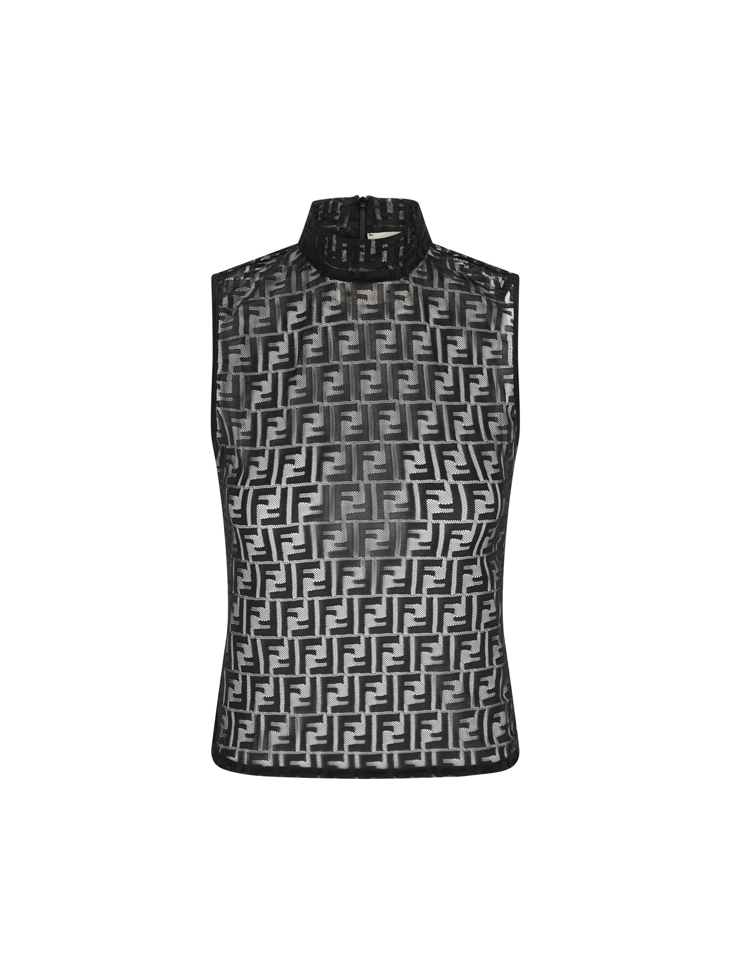 Top girocollo realizzato in poliammide. FS9763 AW8KF0GME FENDI 