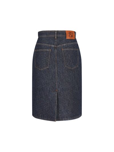 Gonna realizzata in denim. FLQ604 AW82F1UKI FENDI 