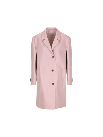 Cappotto realizzato in pelle di agnello. 56A245 19QRF0E18 PRADA 