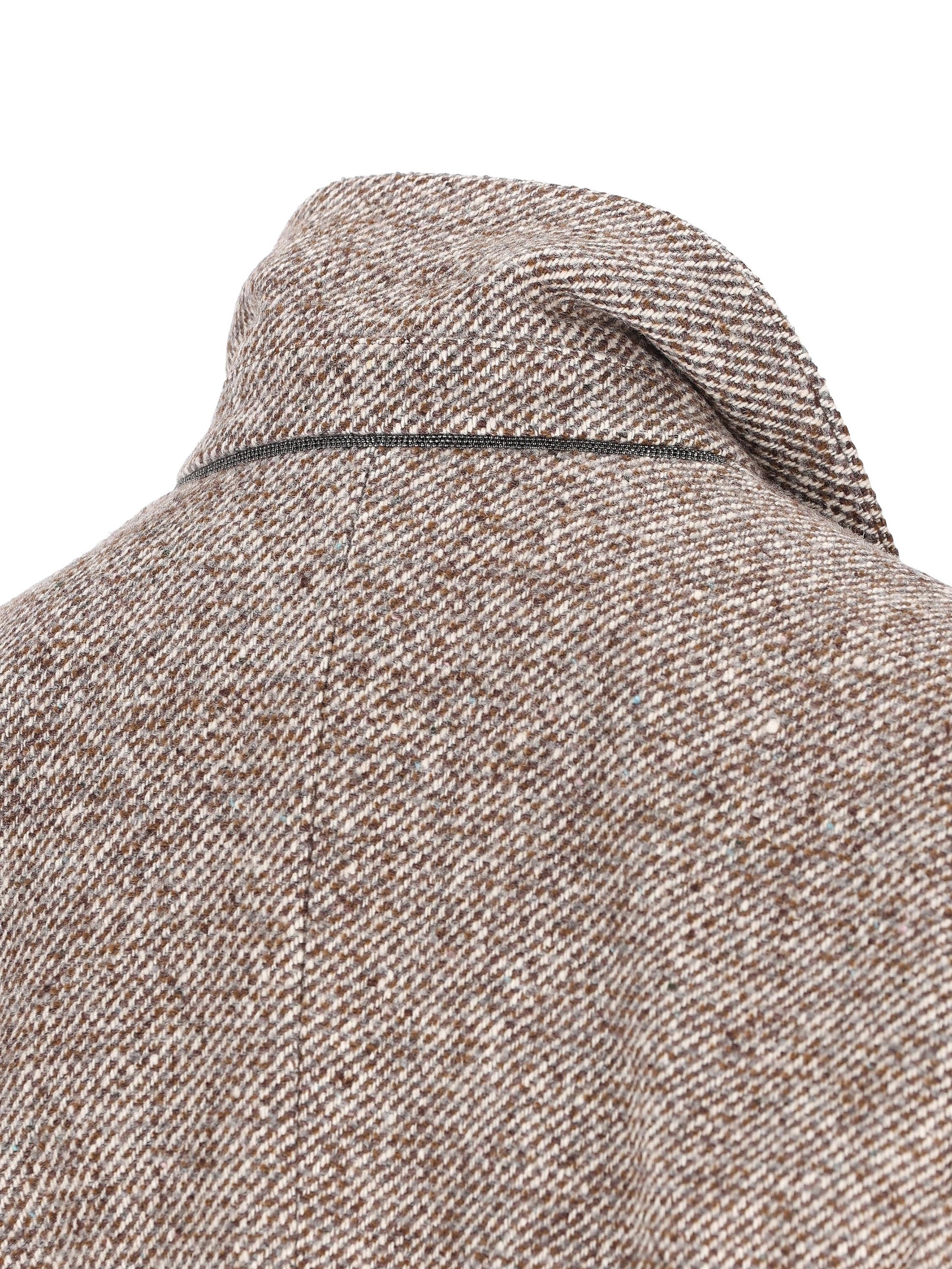 Giacca realizzata in lana vergine e seta. MG5317329 C6321 BRUNELLO CUCINELLI 