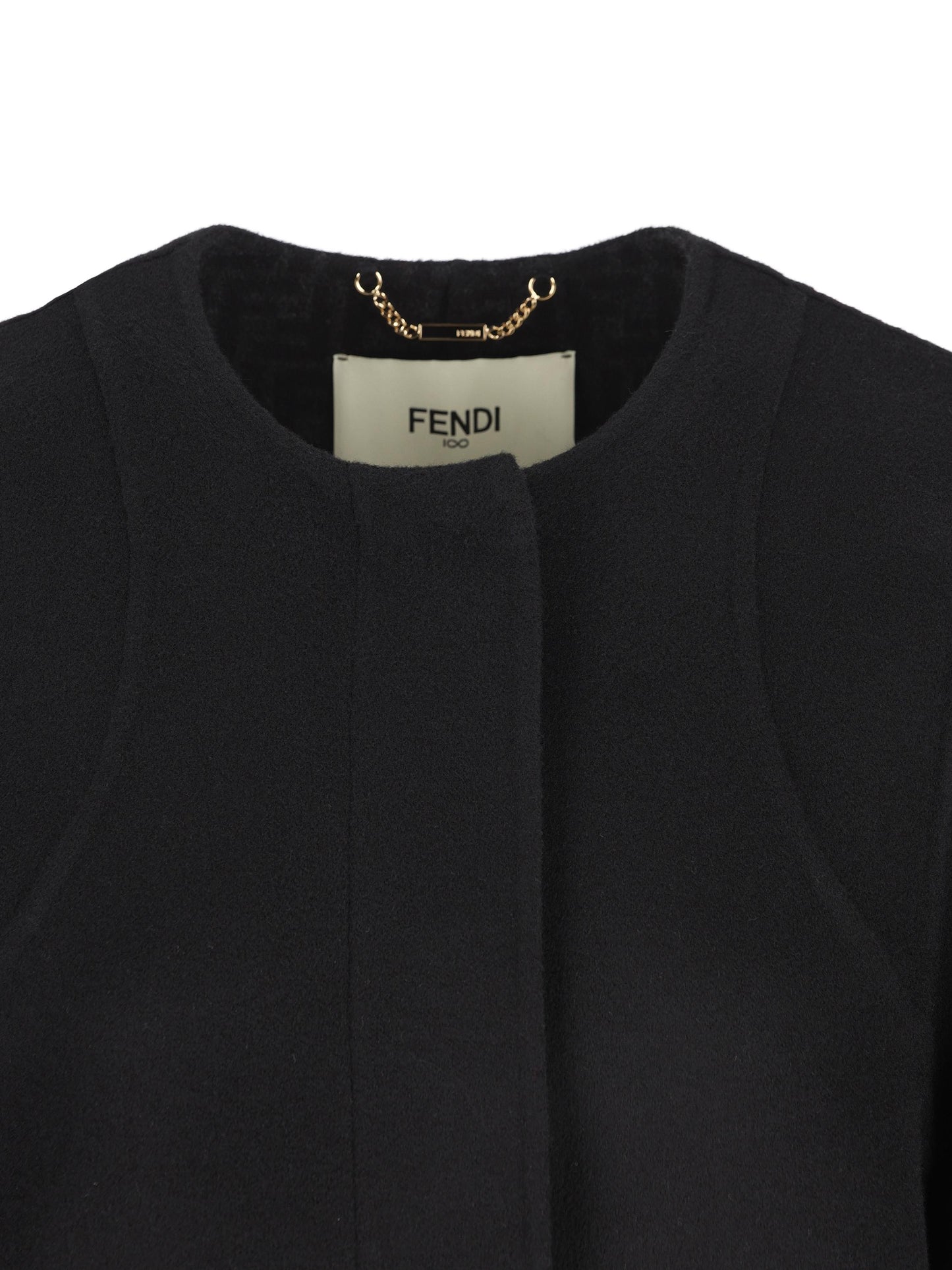 Cappotto realizzato in lana vergine. FF6165 A5HDF1FL8 FENDI 
