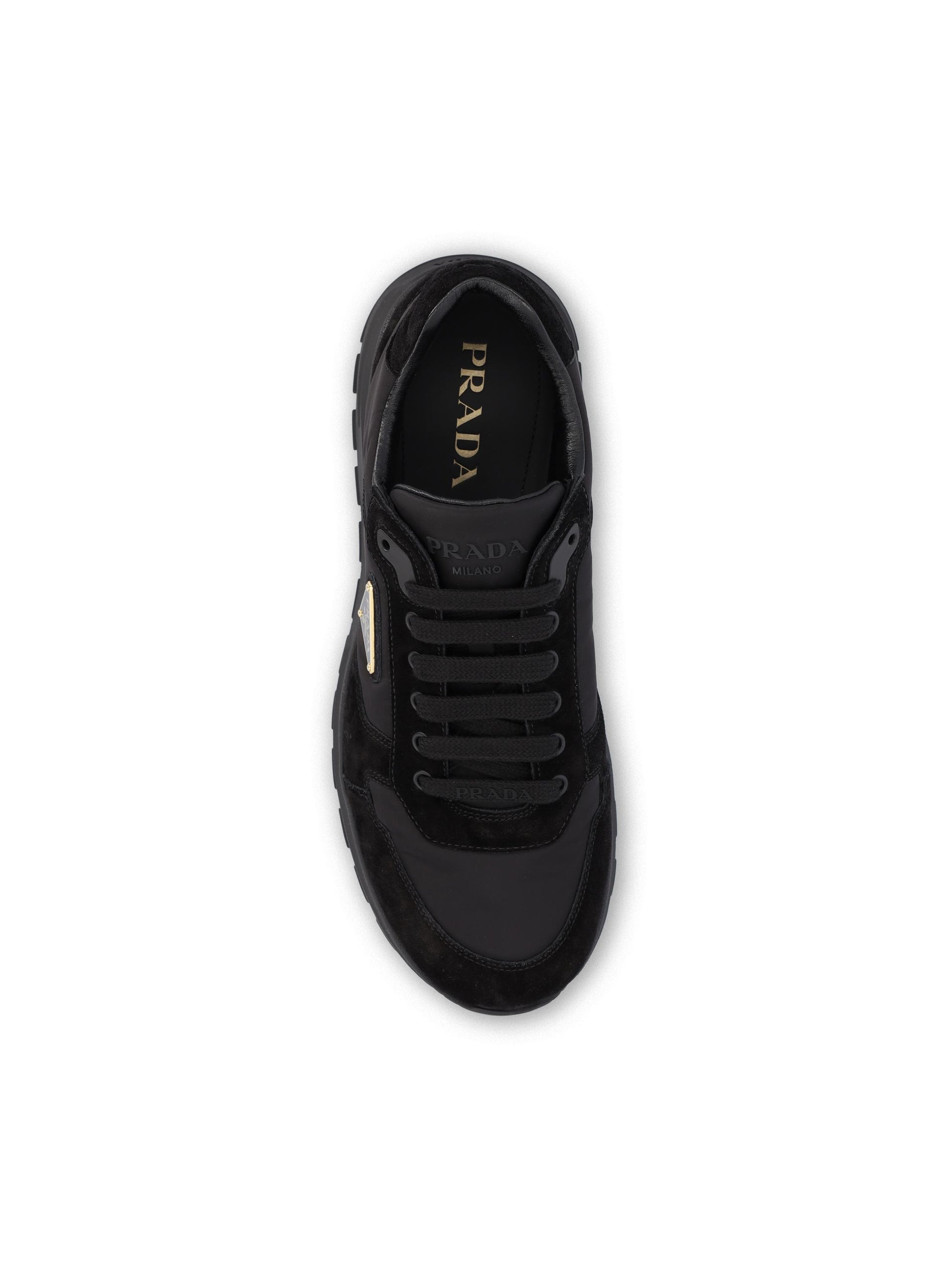 Sneakers in re-nylon e pelle scamosciata. 2EE436 D7CF0002 PRADA 