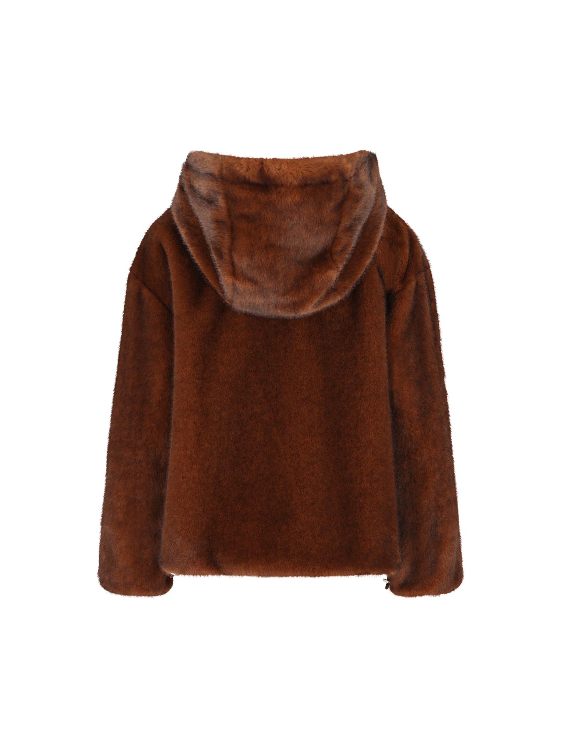 Giacca Effetto Pelliccia con Cappuccio GI000318D 127398800 HERNO 