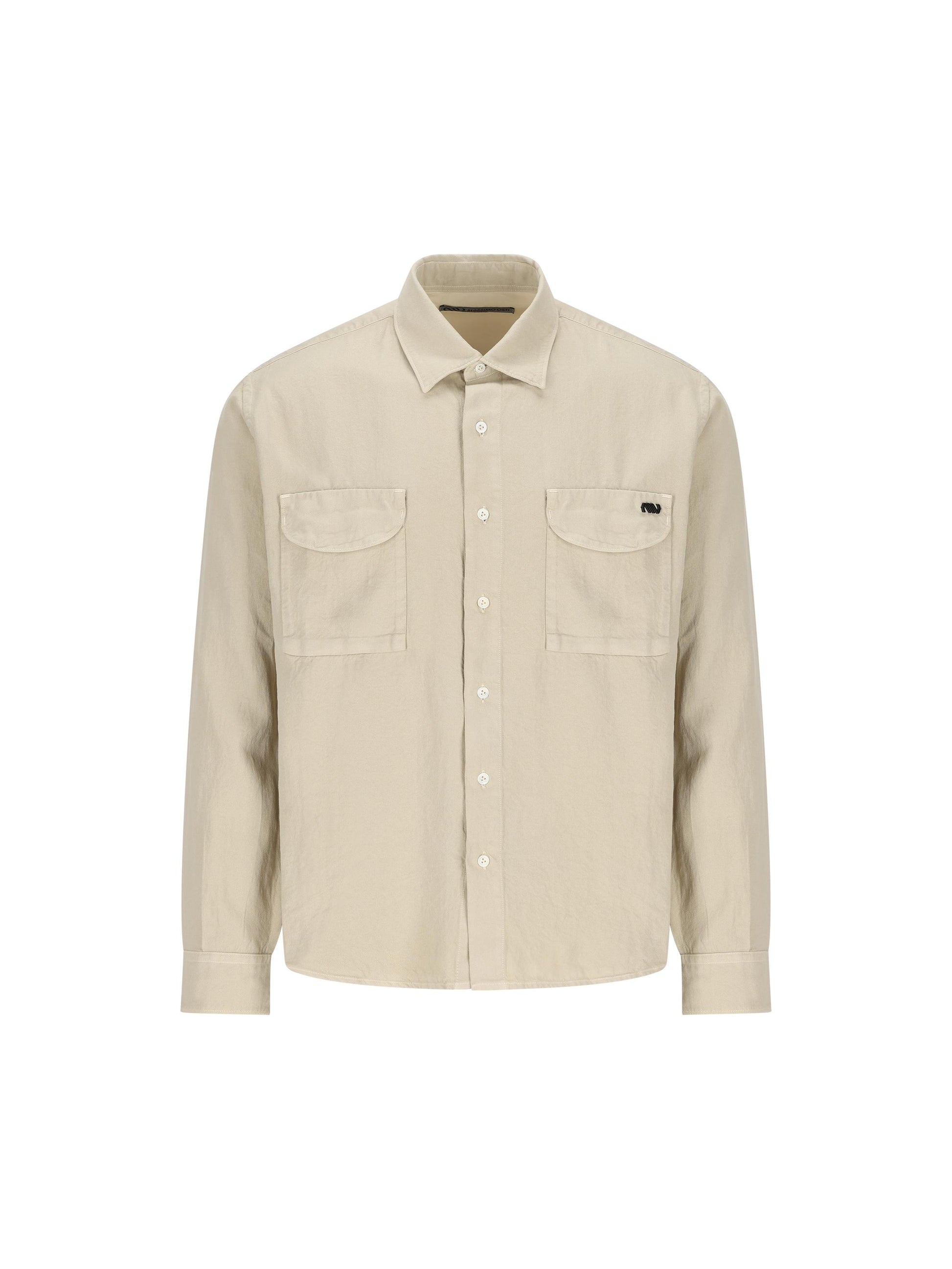 Camicia realizzata in lana vergine e cotone. MSH302A11 0638O310 MASSIMO OSTI STUDIO 