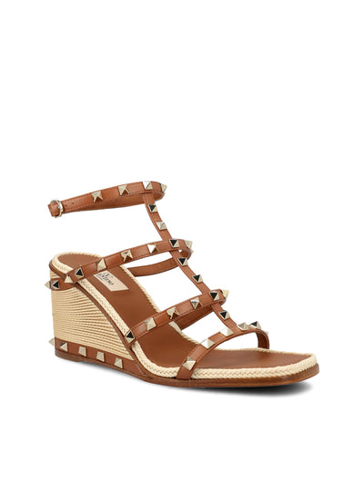 Sandali realizzati in pelle e cotone. 8W2S0IJ8HJQ 48L VALENTINO GARAVANI 