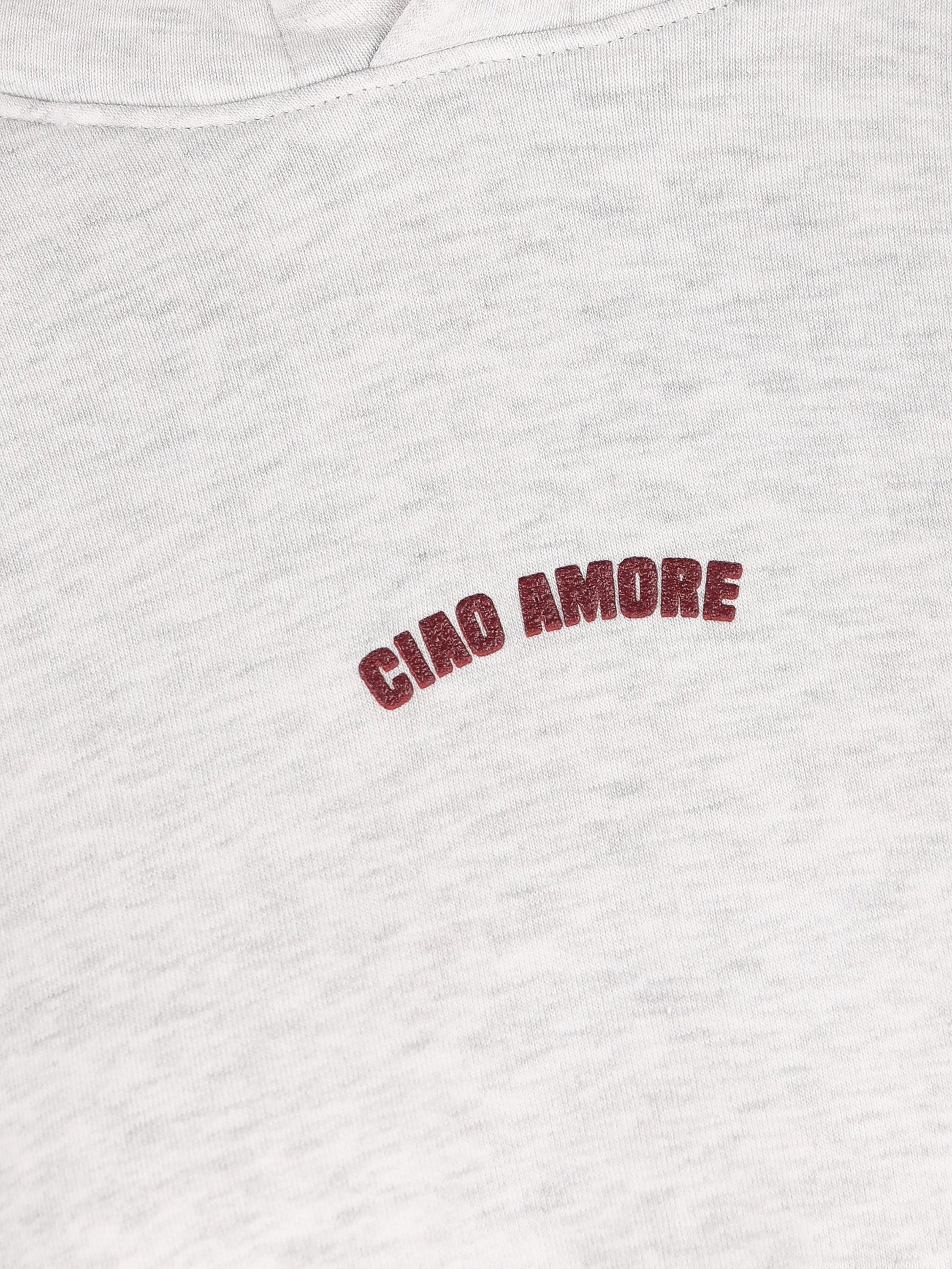 Felpa con cappuccio Ciao Amore Cortina Lover F25ET2322K 38 GIADA BENINCASA 