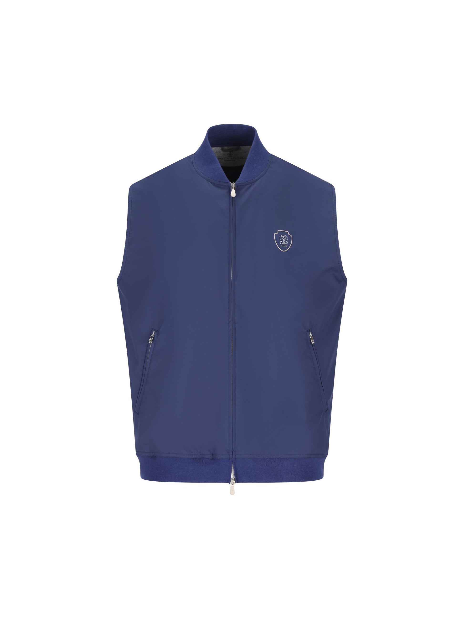 Gilet realizzato in poliestere. MB4229083T C010 BRUNELLO CUCINELLI 