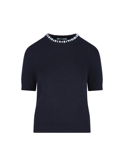 Maglia realizzata in lana e cashmere. P24V2B 18M6F0008 PRADA 