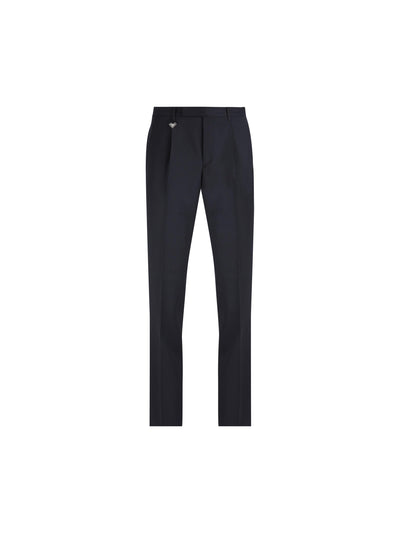 Pantaloni in lana vergine. UP0374 155EF0008 PRADA 