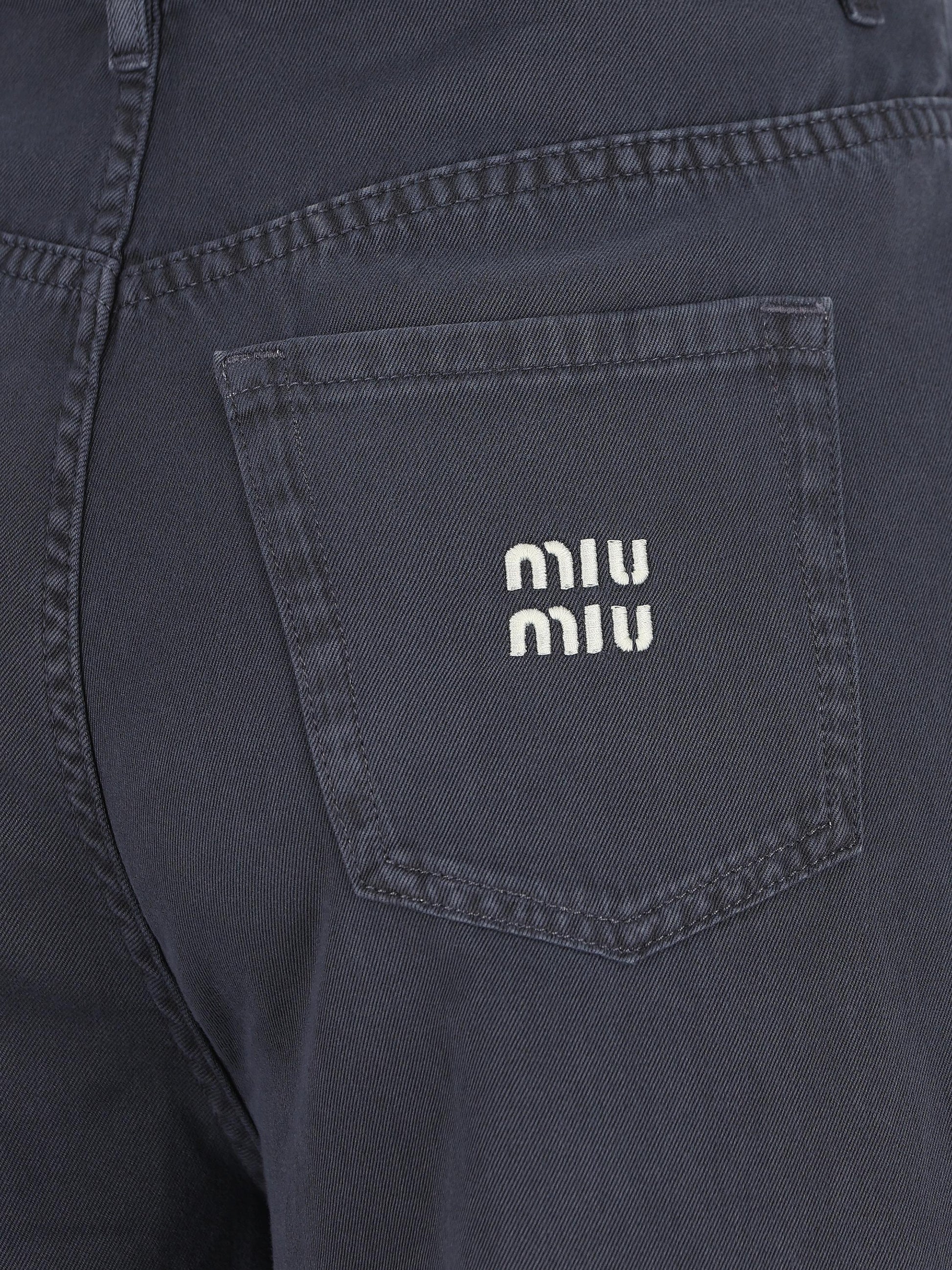 Jeans realizzati in cotone. GWP394 17AEF0170 MIU MIU 