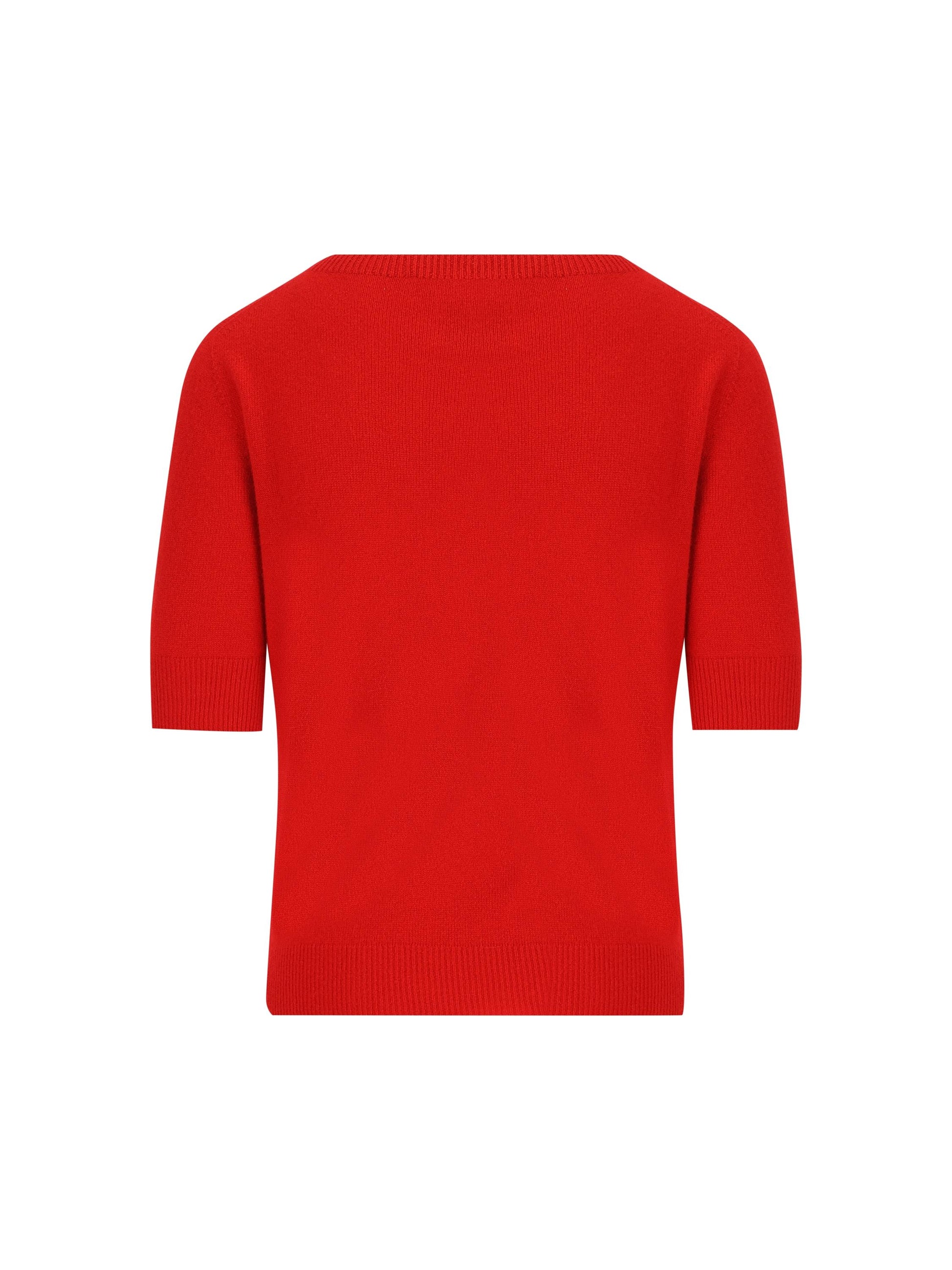 Maglia realizzata in cashmere. V36614 FUOCO VANISE' 