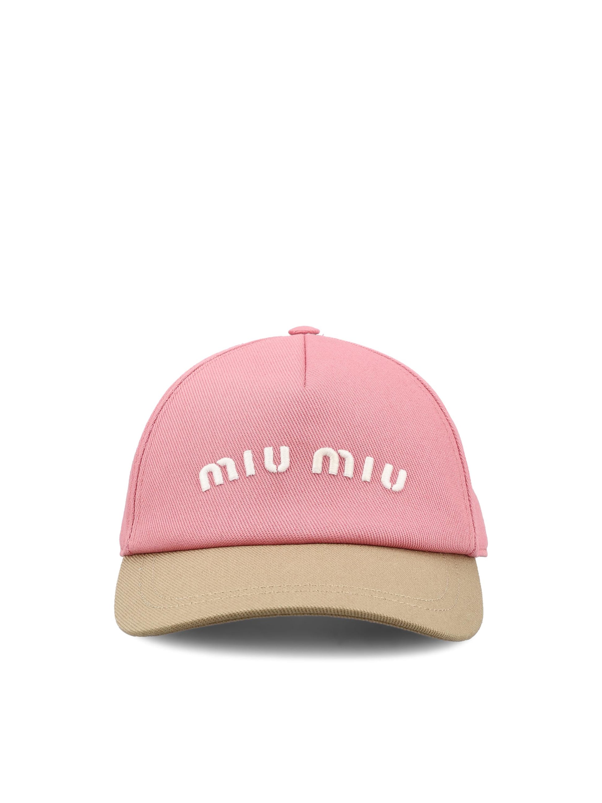 Cappellino realizzato in cotone. 5HC179 ACQ1F0W0M MIU MIU 