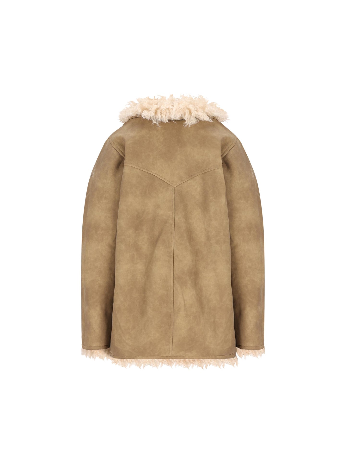 Cappotto realizzato in ecopelliccia shearling. 25AMA0427FA-C3A01E 50TA ISABEL MARANT ETOILE 