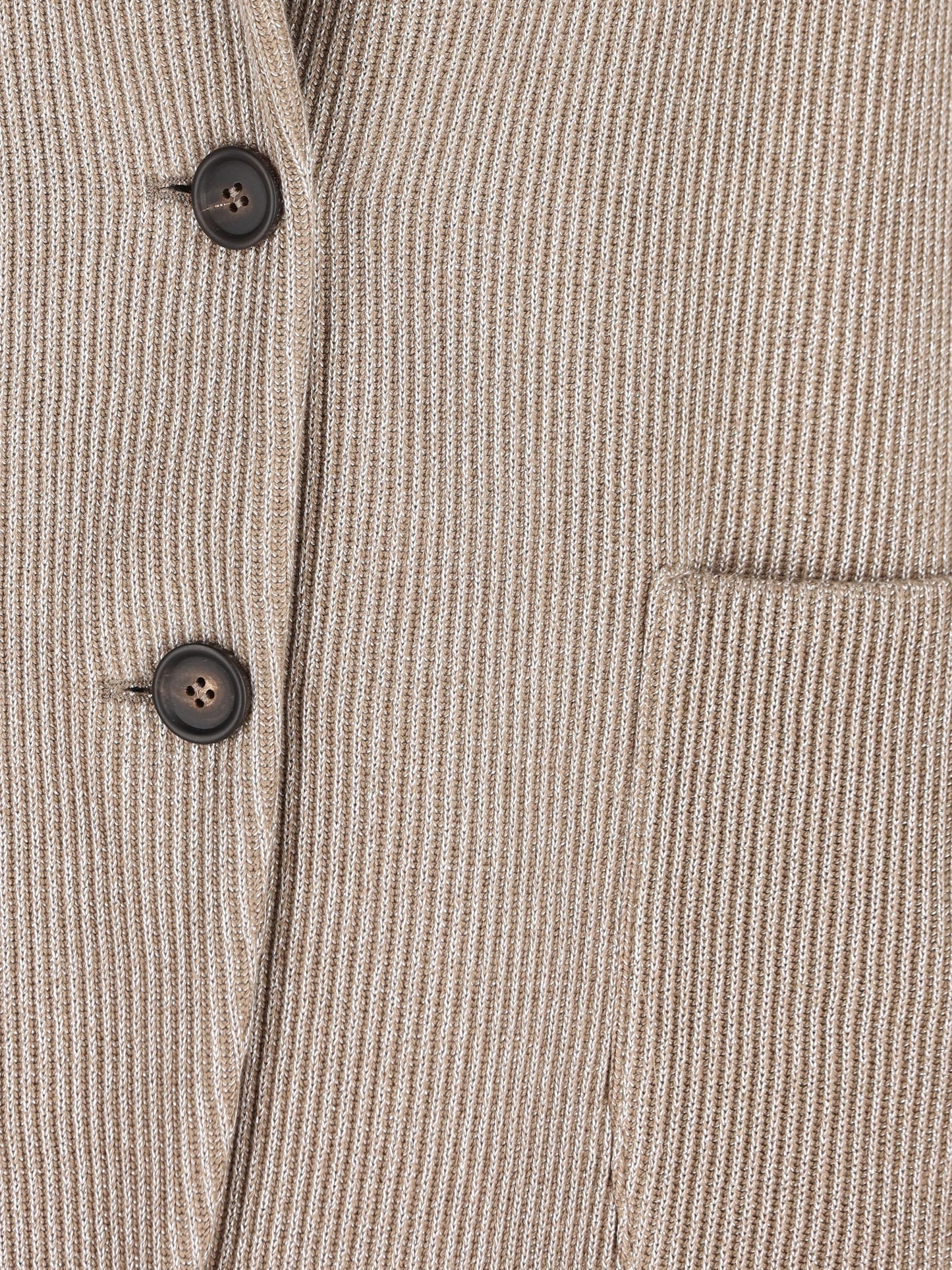Giacca in maglia di cotone e viscosa Sparkling costa inglese con monile M0AZT7511 CXB87 BRUNELLO CUCINELLI 