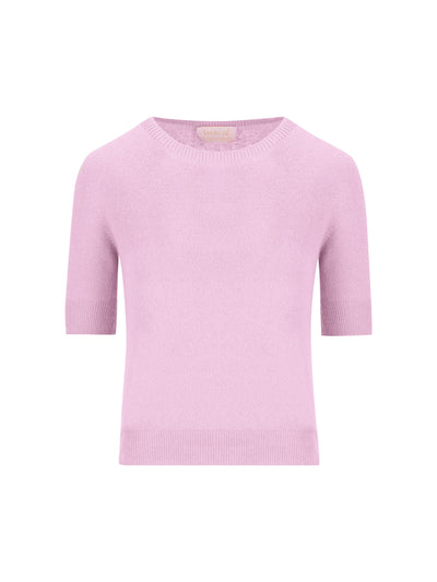 Maglia realizzata in cashmere. V36614 QUARZO ROSA VANISE' 