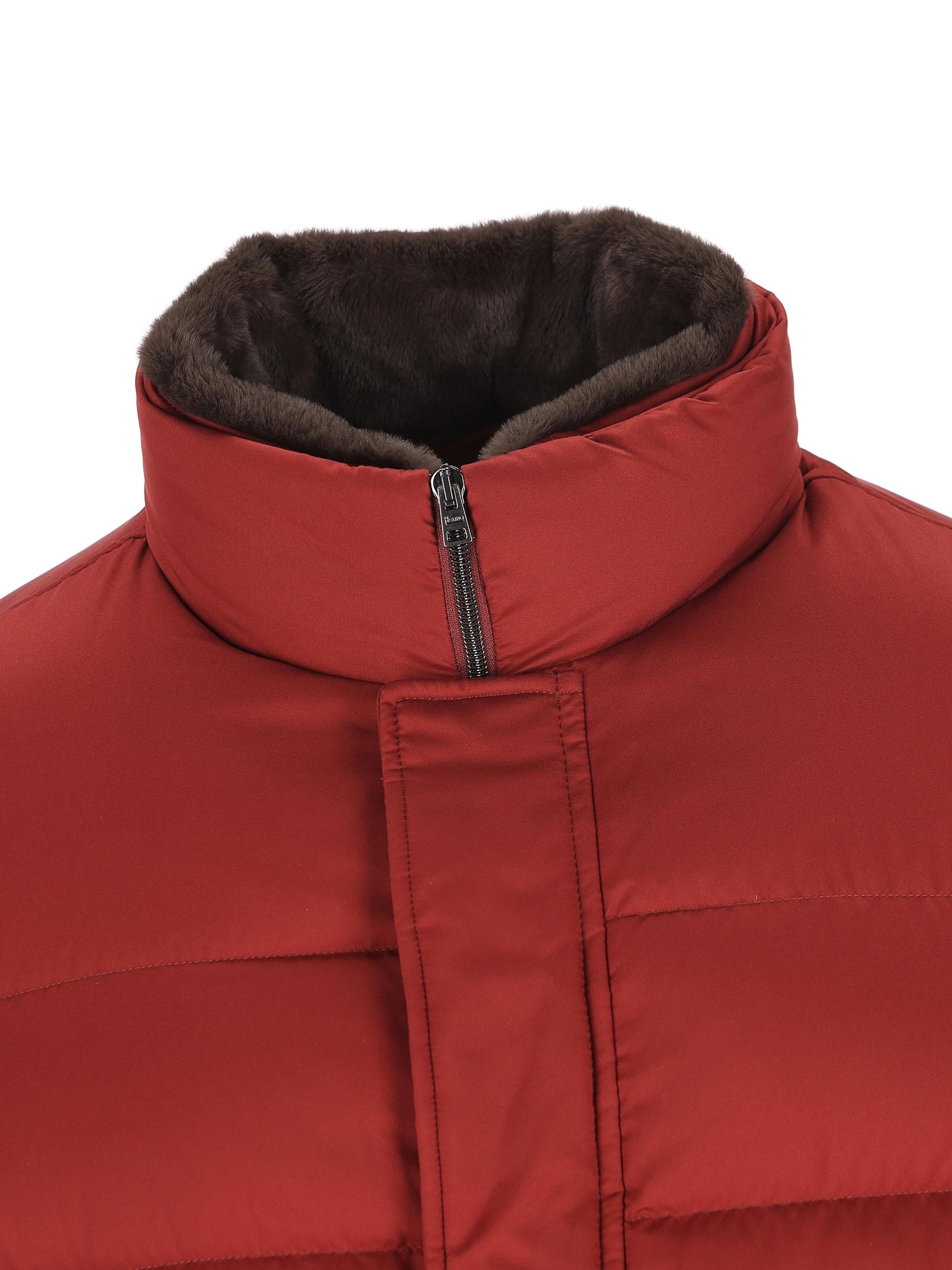 Piumino corto Laminar con collo in pelliccia removibile PI001019U 12414Z6705 HERNO 