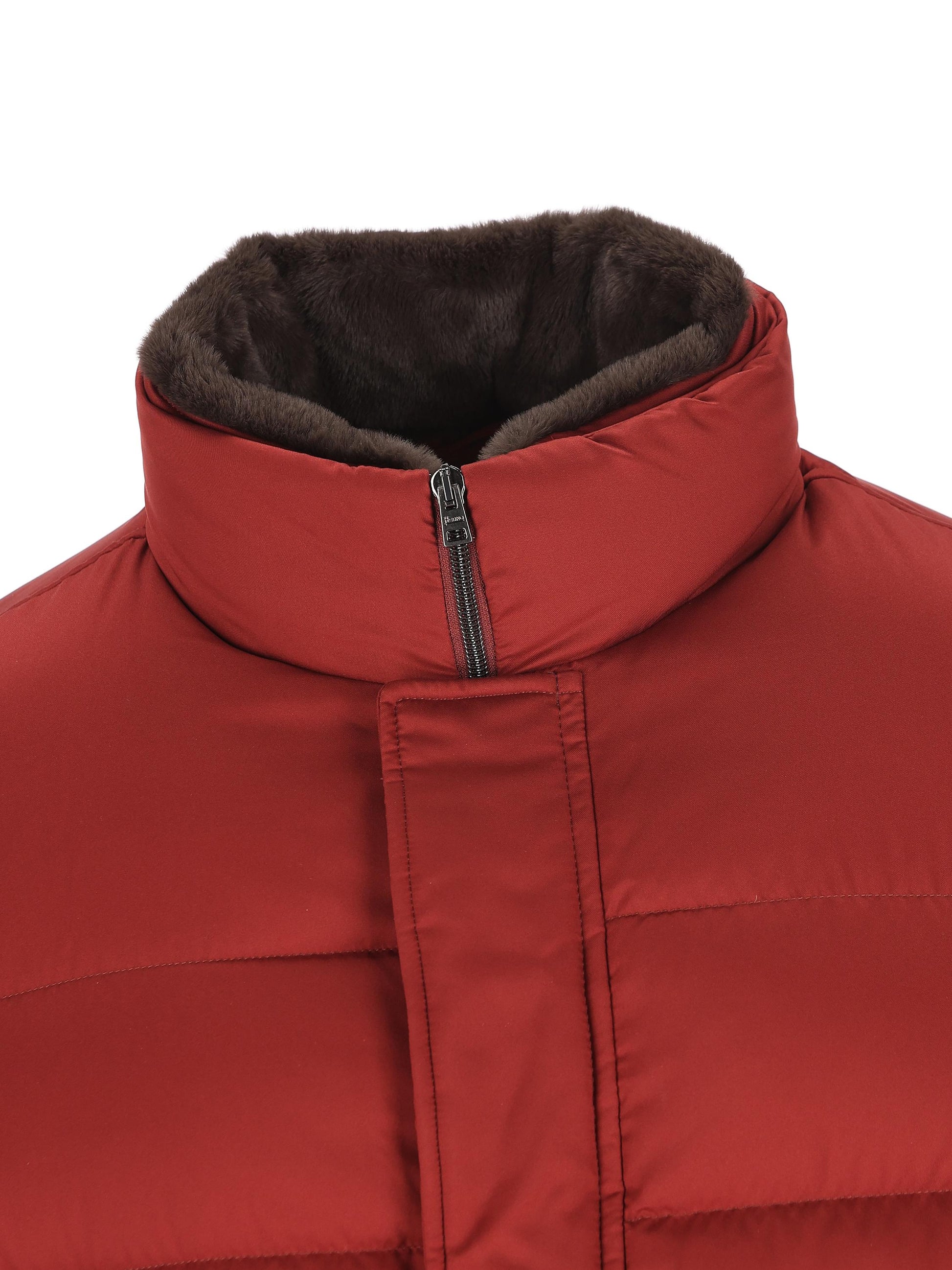 Piumino corto Laminar con collo in pelliccia removibile PI001019U 12414Z6705 HERNO 