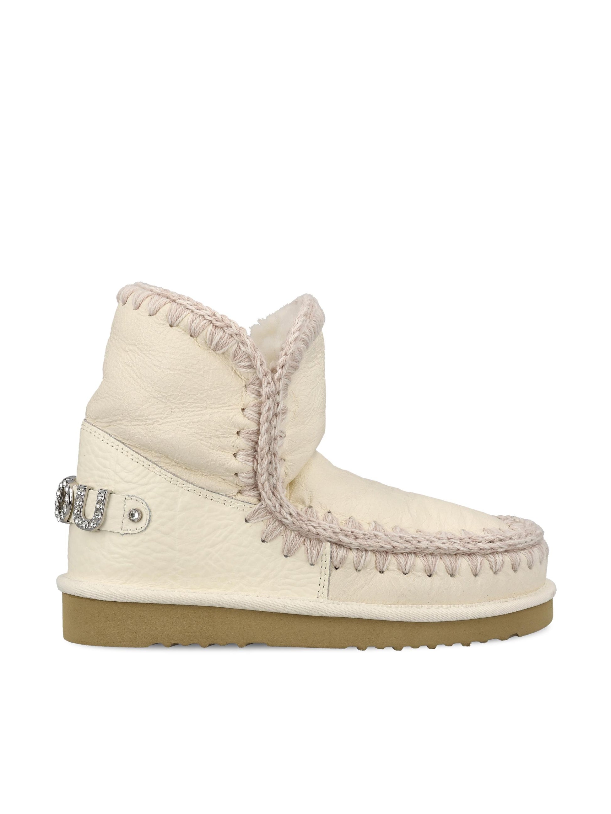 Stivali realizzati in pelle di montone. FW101036C WXWHI MOU 
