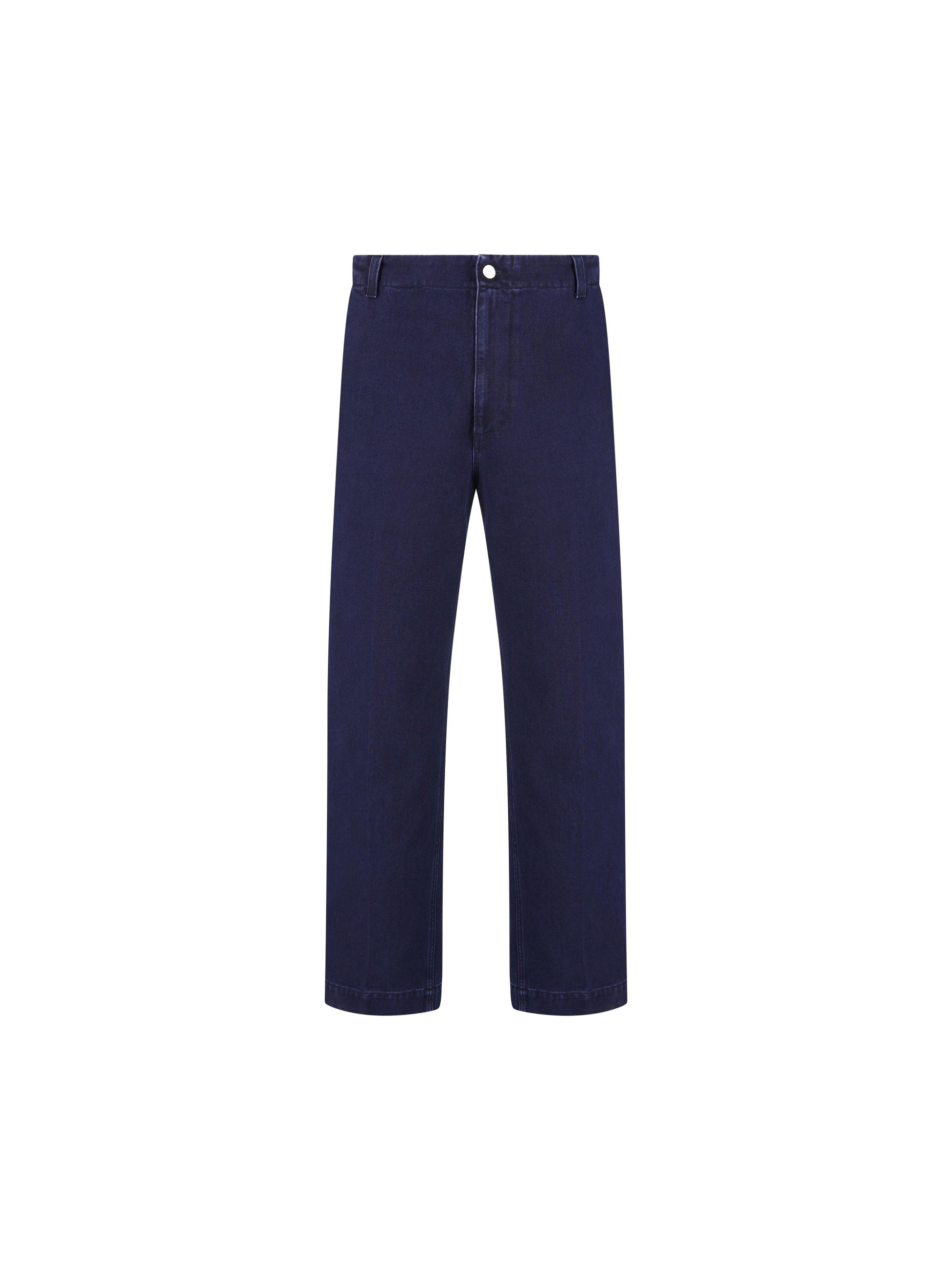 Pantaloni in Denim Délavé con Etichetta in Rilievo 835168 XDDA84447 GUCCI 