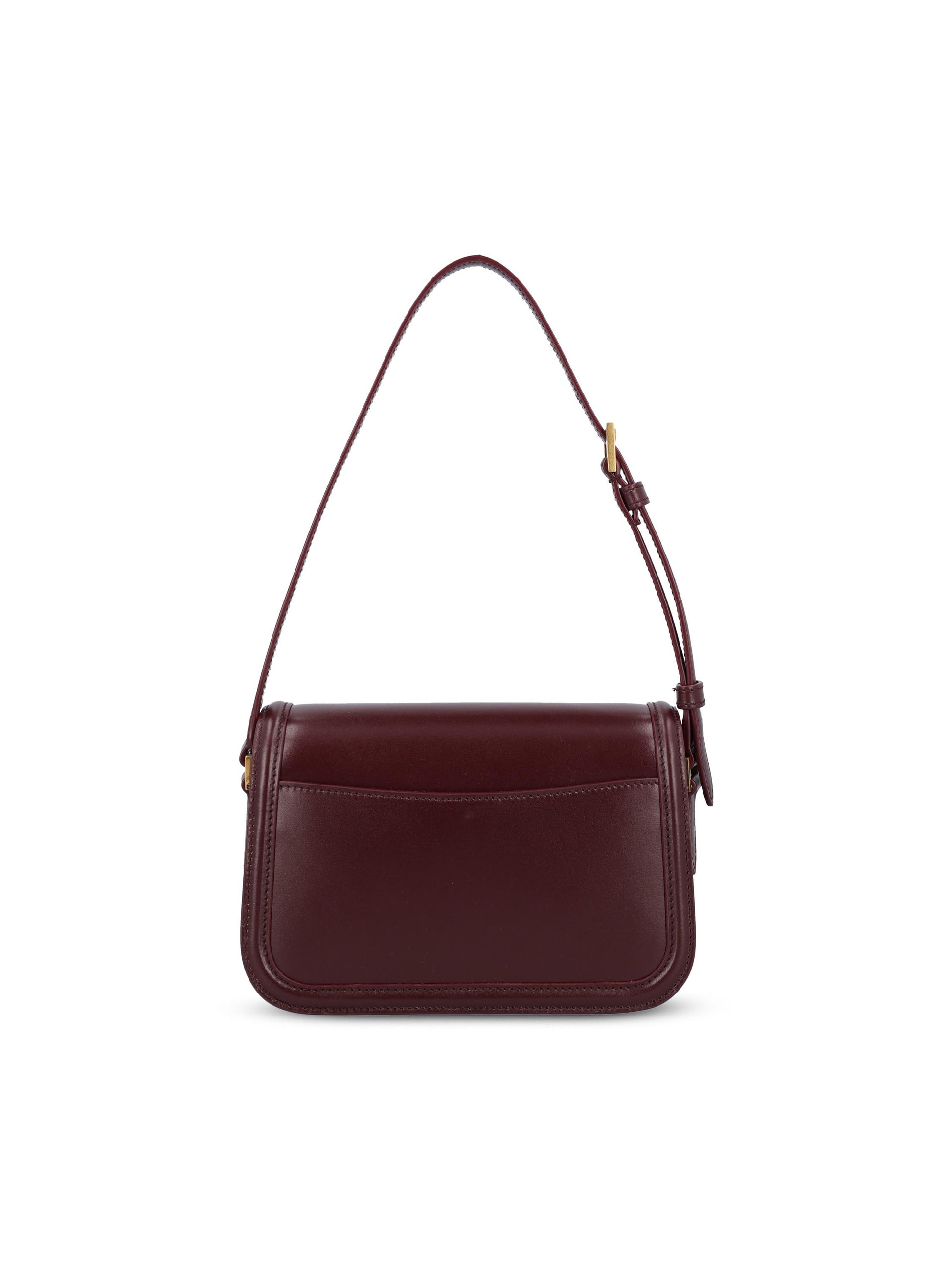 Borsa Solferino mini in pelle Box con chiusura Cassandre 843524 0SX0W6195 SAINT LAURENT 