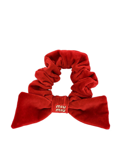 Elastico per capelli realizzato in cotone. 5IF181 068F0011 MIU MIU 