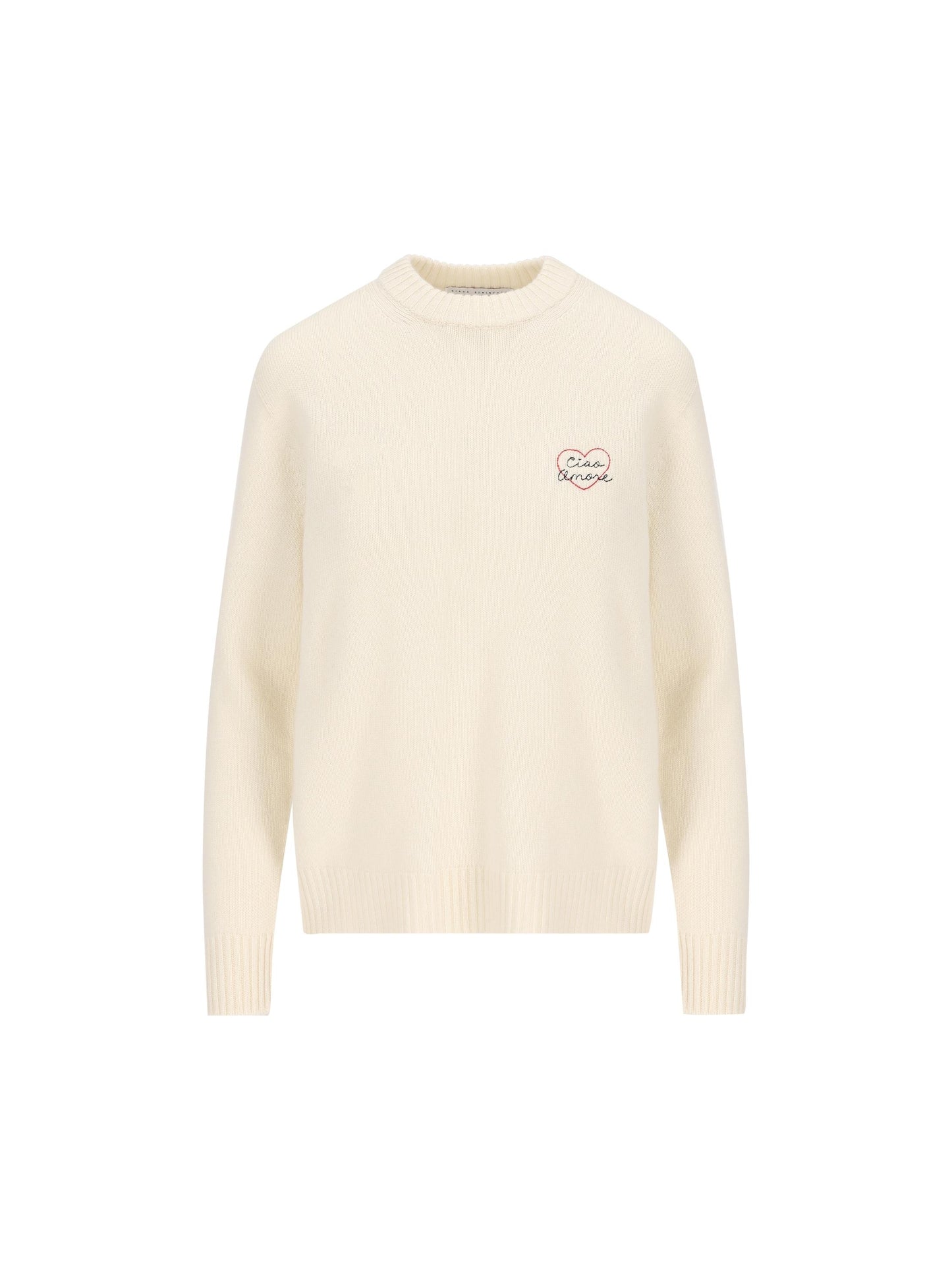 Pullover "Heartbeat" in cashmere. S25M10 01 GIADA BENINCASA 