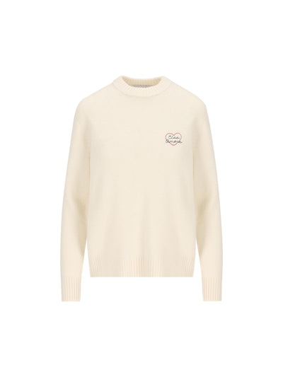 Pullover "Heartbeat" in cashmere. S25M10 01 GIADA BENINCASA 