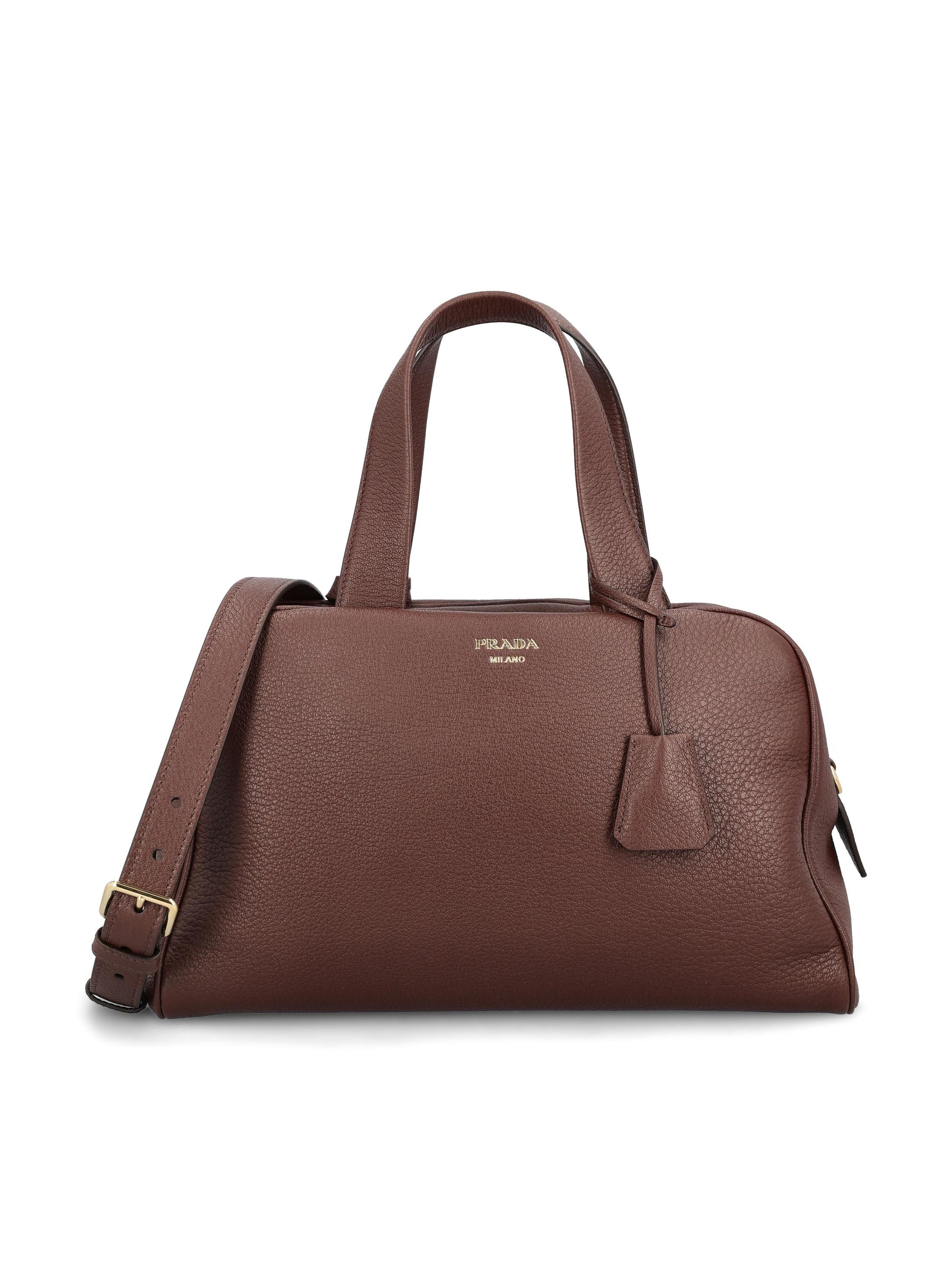 Bauletto large in pelle 1BB148 2HIKF0038 PRADA 