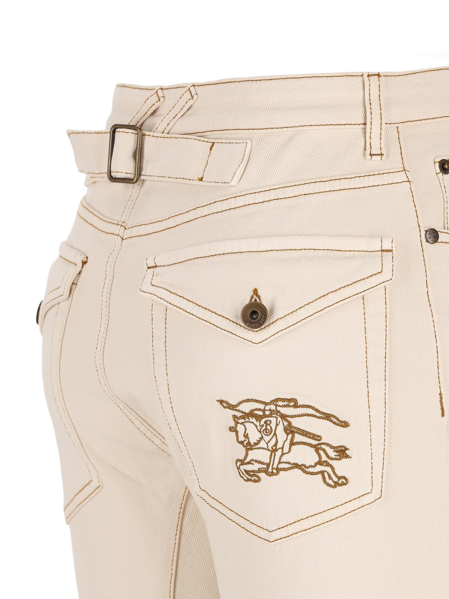 Jeans bootcut a vita alta con ricamo. 8118523 C3997 BURBERRY 