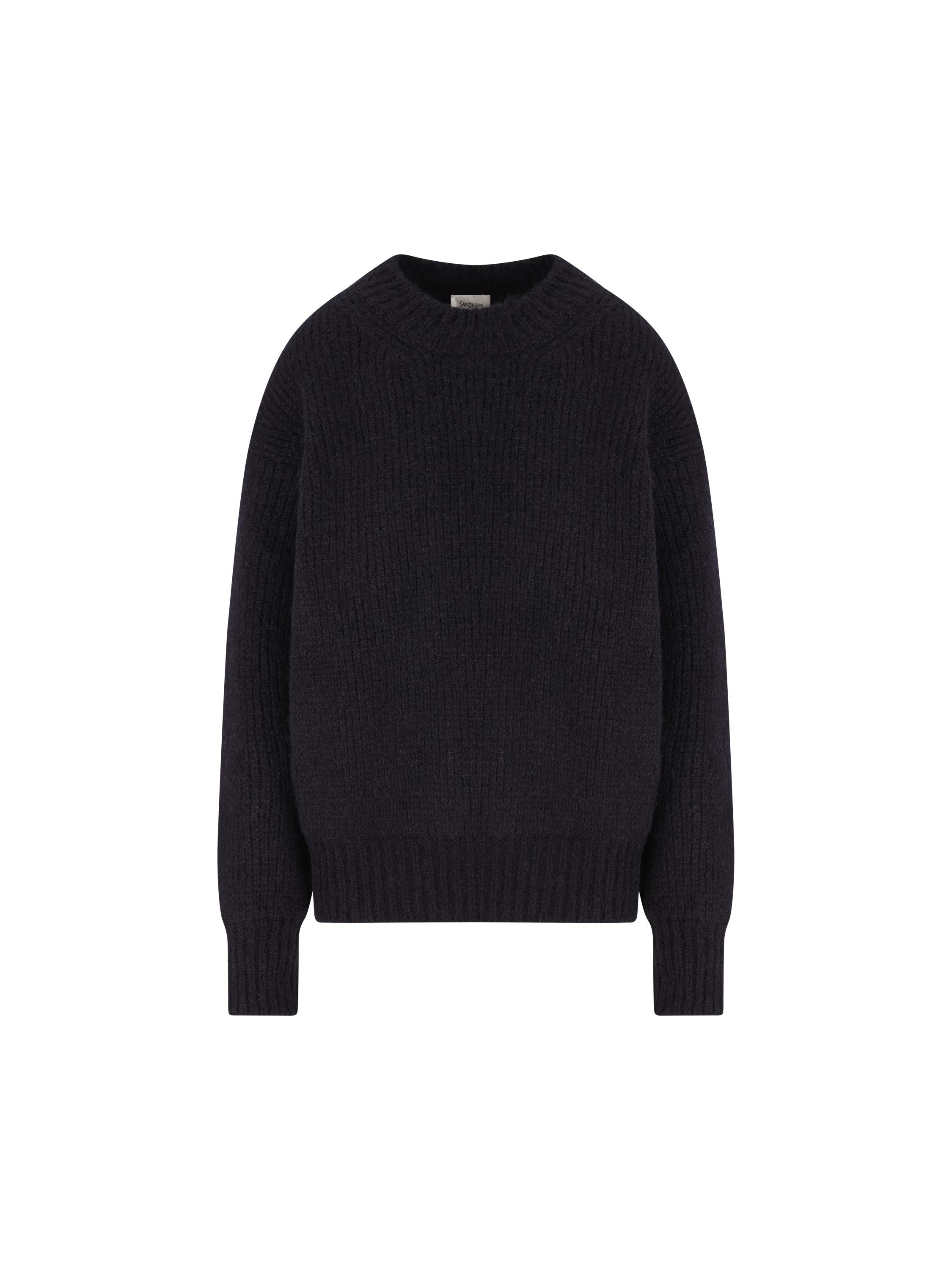 SAINT LAURENT Thick Knit Sweater- Franzkraler.com