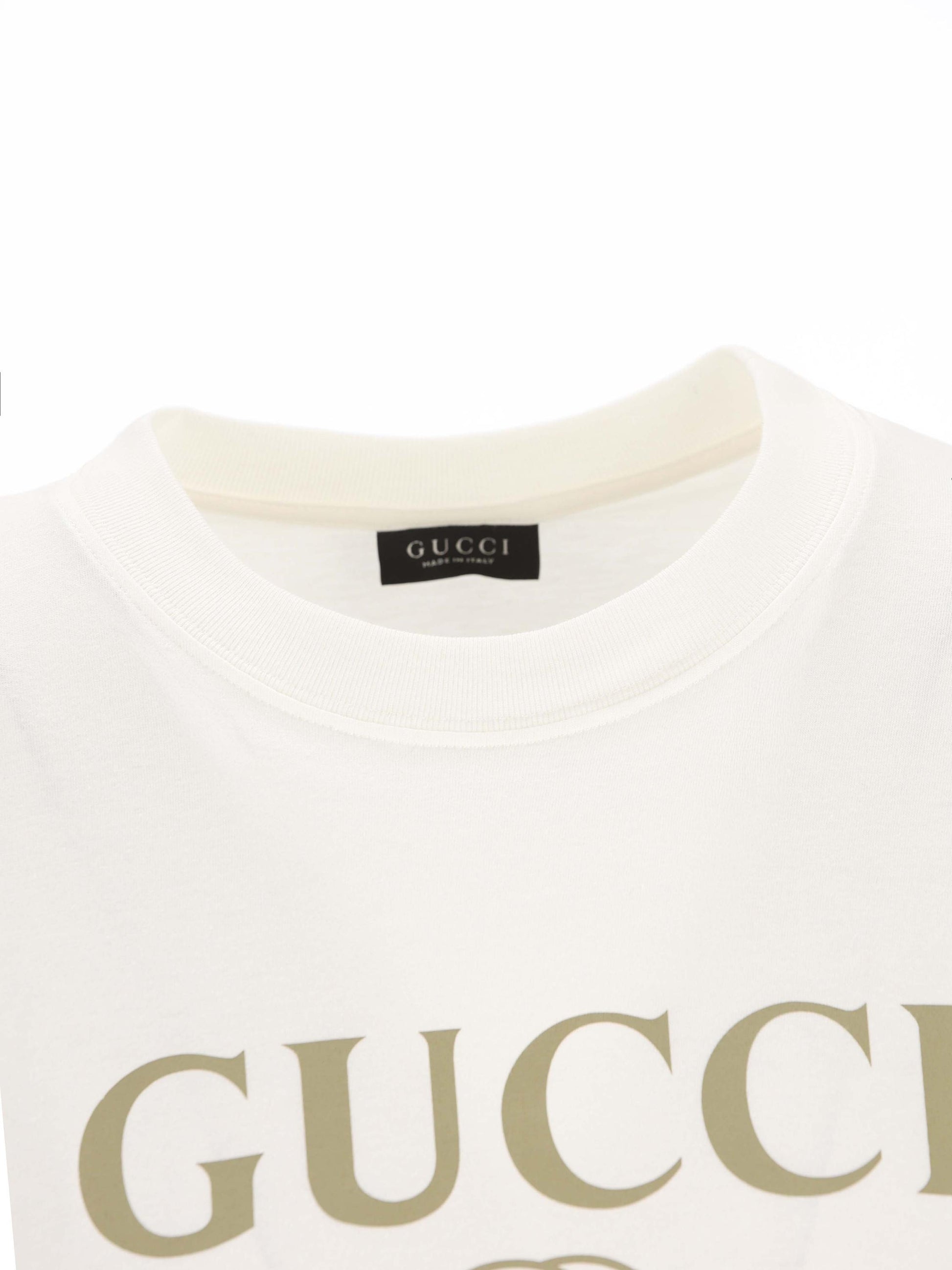 T-Shirt realizzata in cotone e seta. 865015 XJHUF9280 GUCCI 