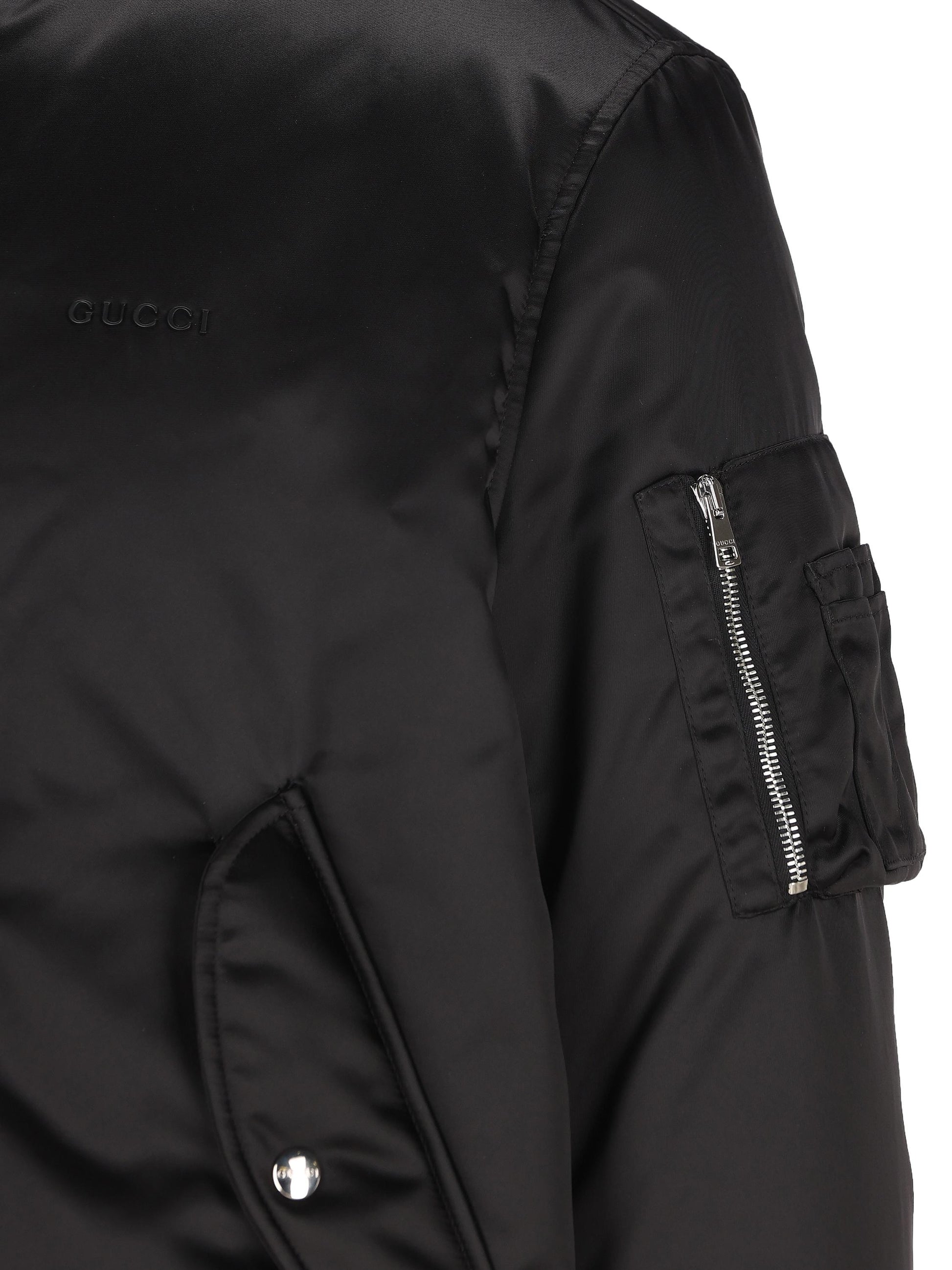 Bomber in tessuto nylon. 823418 ZAADM1000 GUCCI 