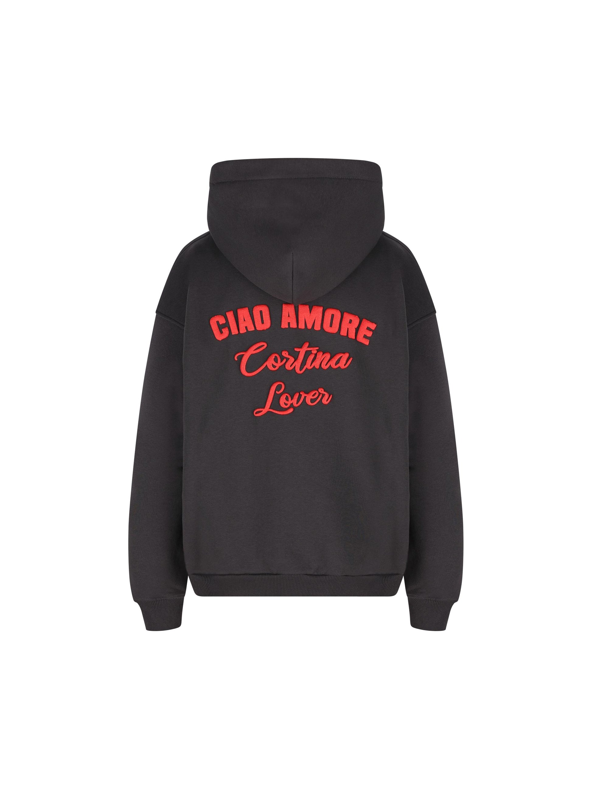 Felpa con cappuccio Ciao Amore Cortina Lover F25ET2322K 19 GIADA BENINCASA 