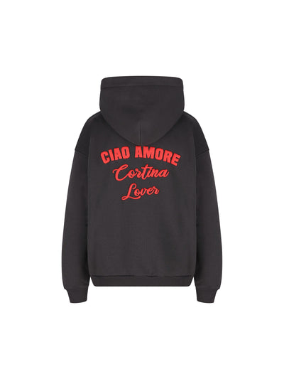 Felpa con cappuccio Ciao Amore Cortina Lover F25ET2322K 19 GIADA BENINCASA 