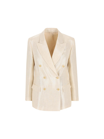 Giacca realizzata in lino. ML5967091 C729 BRUNELLO CUCINELLI 