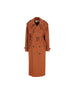 Trench realizzato in cotone e seta. 851259 Y6J952089 SAINT LAURENT 