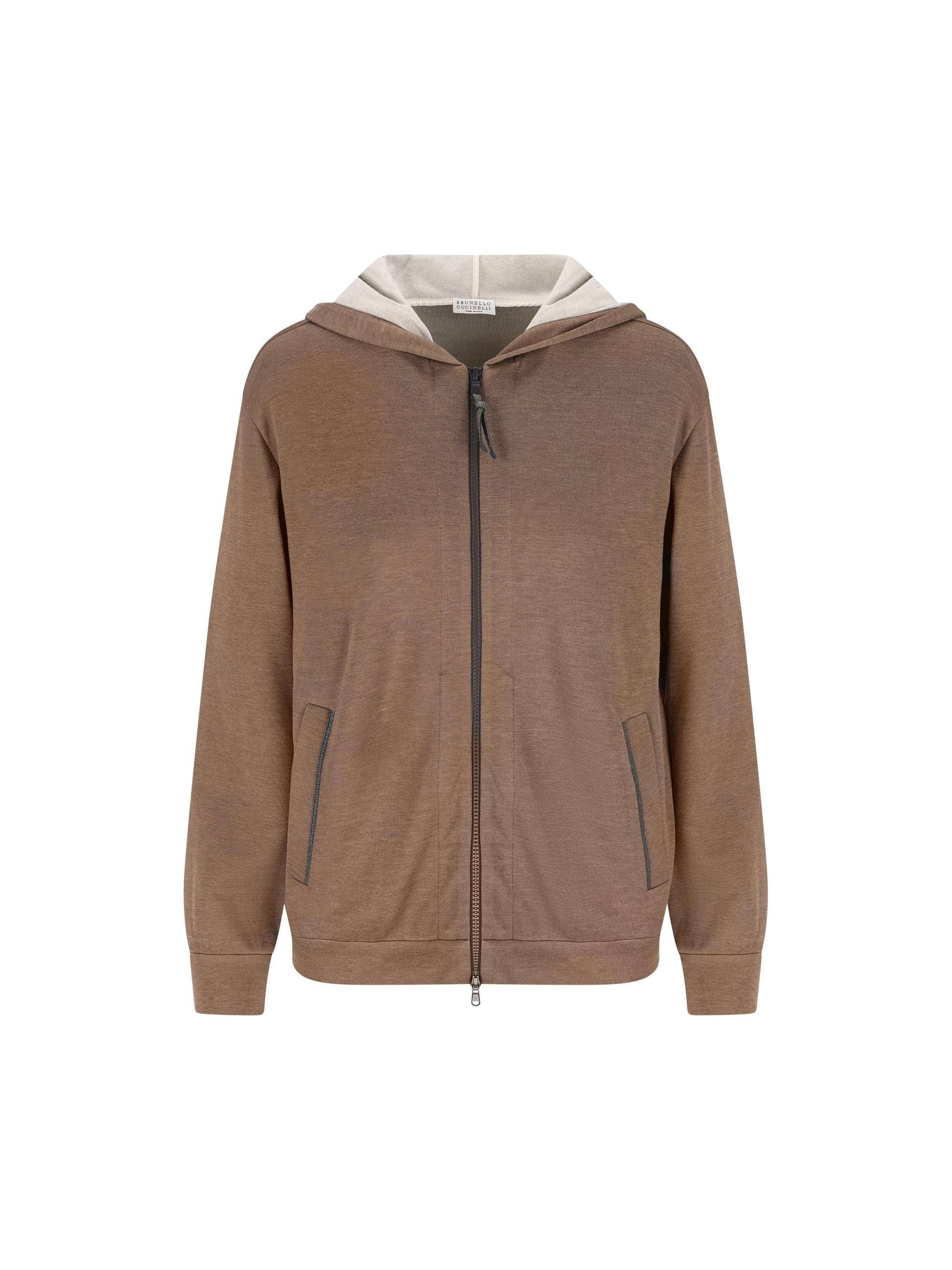 Felpa in cotone e seta. MD828SB806 C9122 BRUNELLO CUCINELLI 