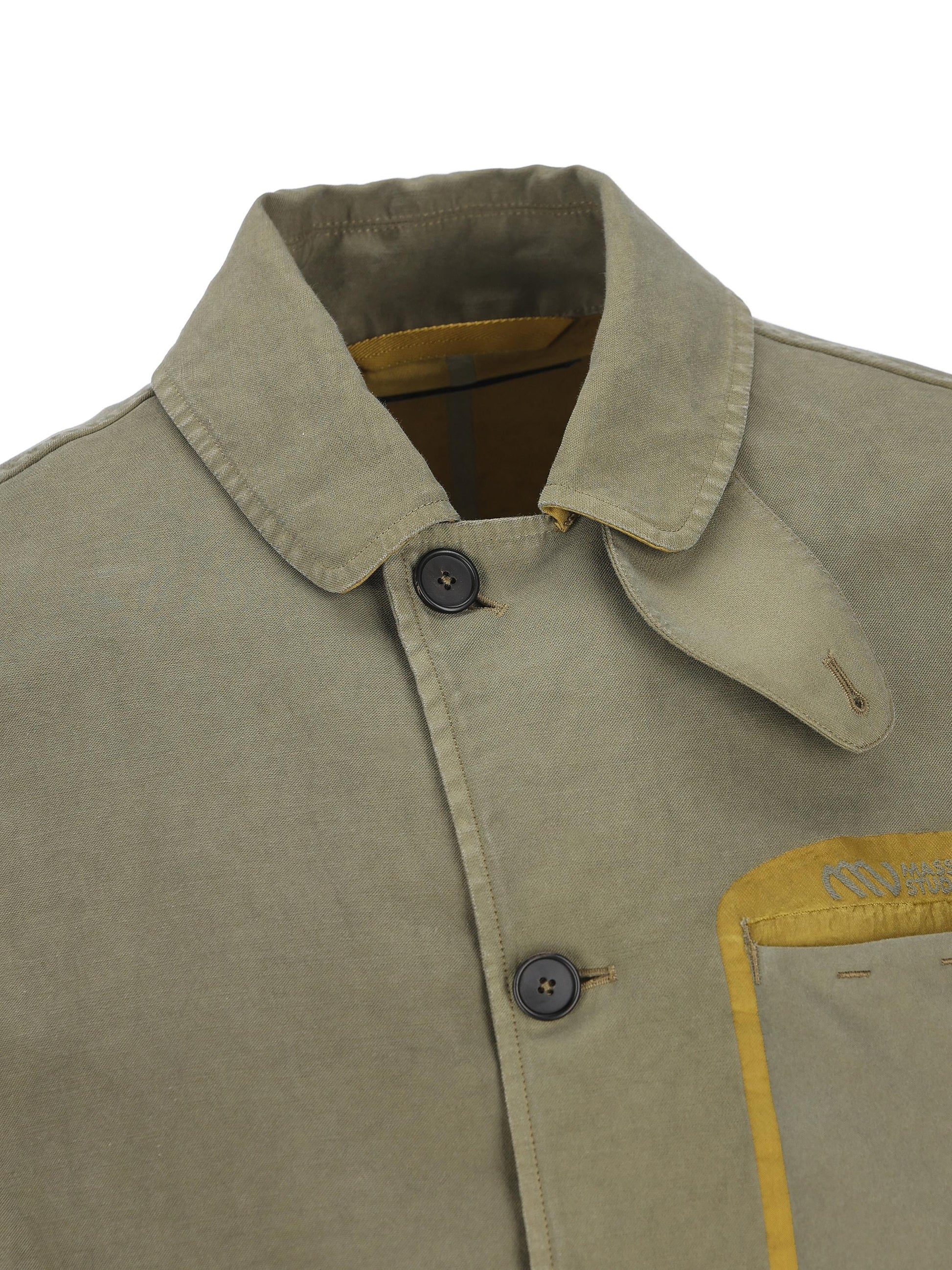 Giacca realizzata in poliammide e cotone. MBZ200A11 0685G652 MASSIMO OSTI STUDIO 
