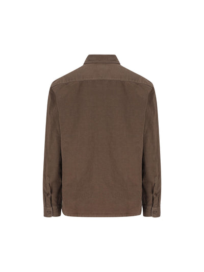 Camicia realizzata in misto lino. NCMA150261TXBR S601 FAY 